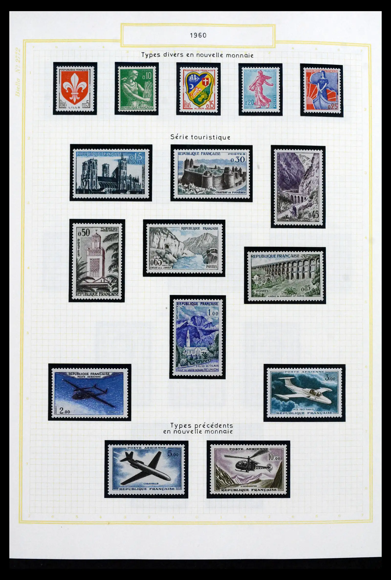 41695 0090 - Stamp collection 41695 France 1849-1999.