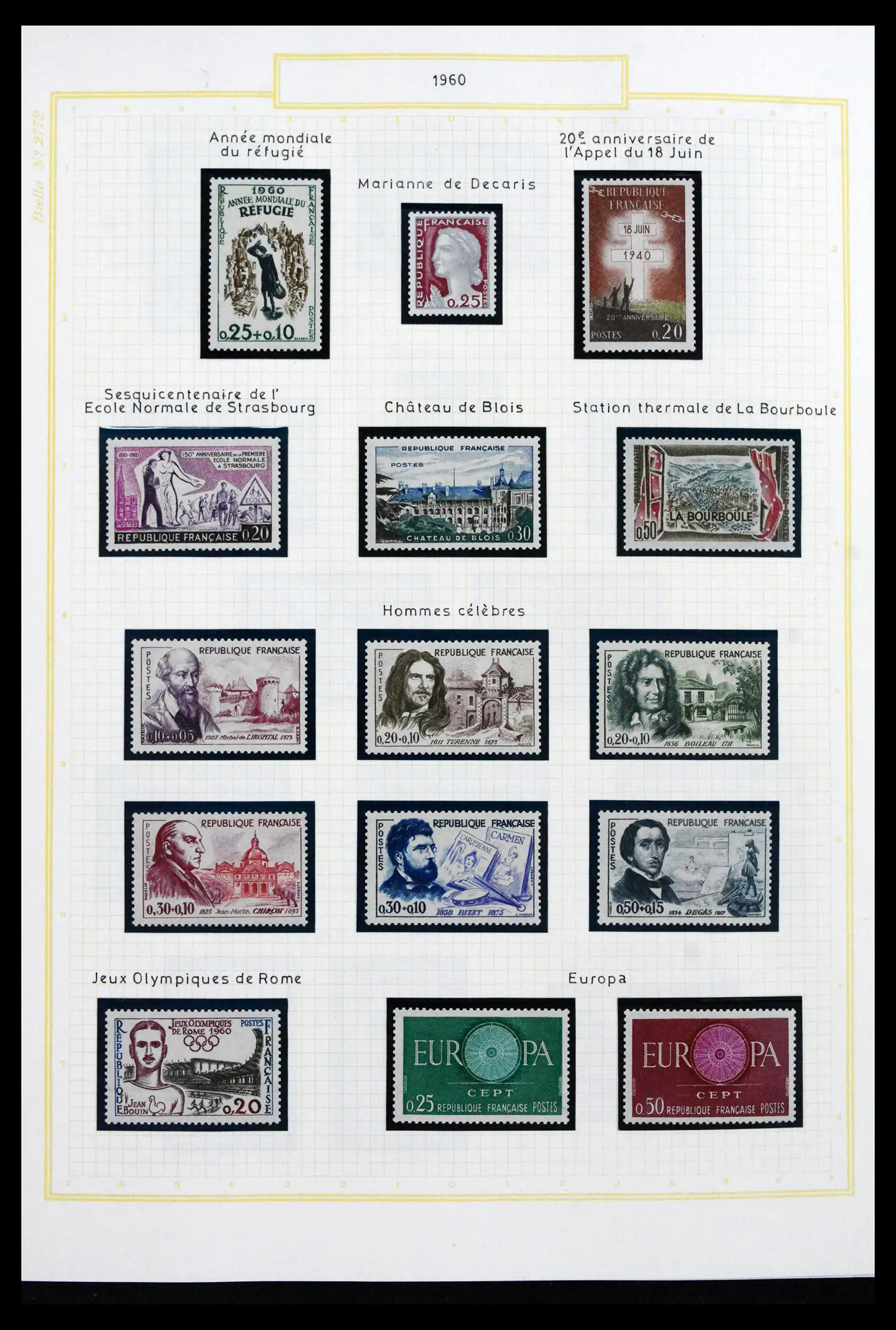 41695 0092 - Stamp collection 41695 France 1849-1999.