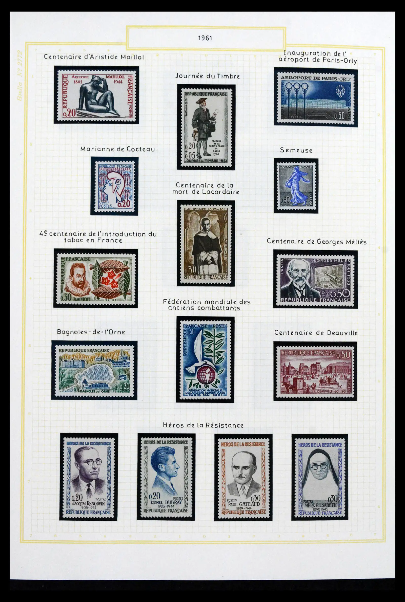 41695 0095 - Stamp collection 41695 France 1849-1999.