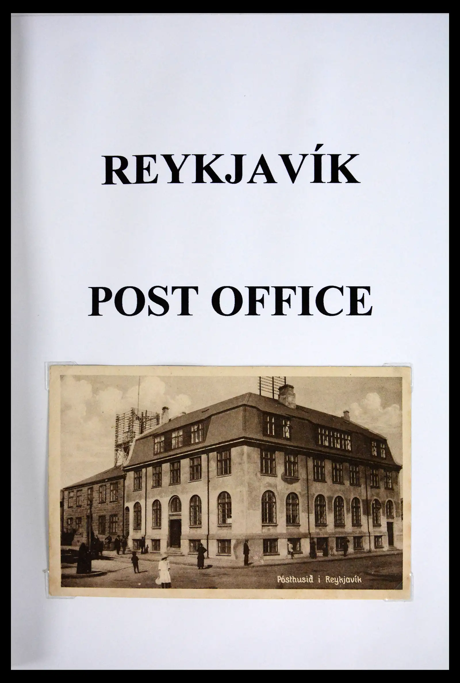 41697 0001 - Postzegelverzameling 41697 IJsland brieven/stempels 1870-1952.