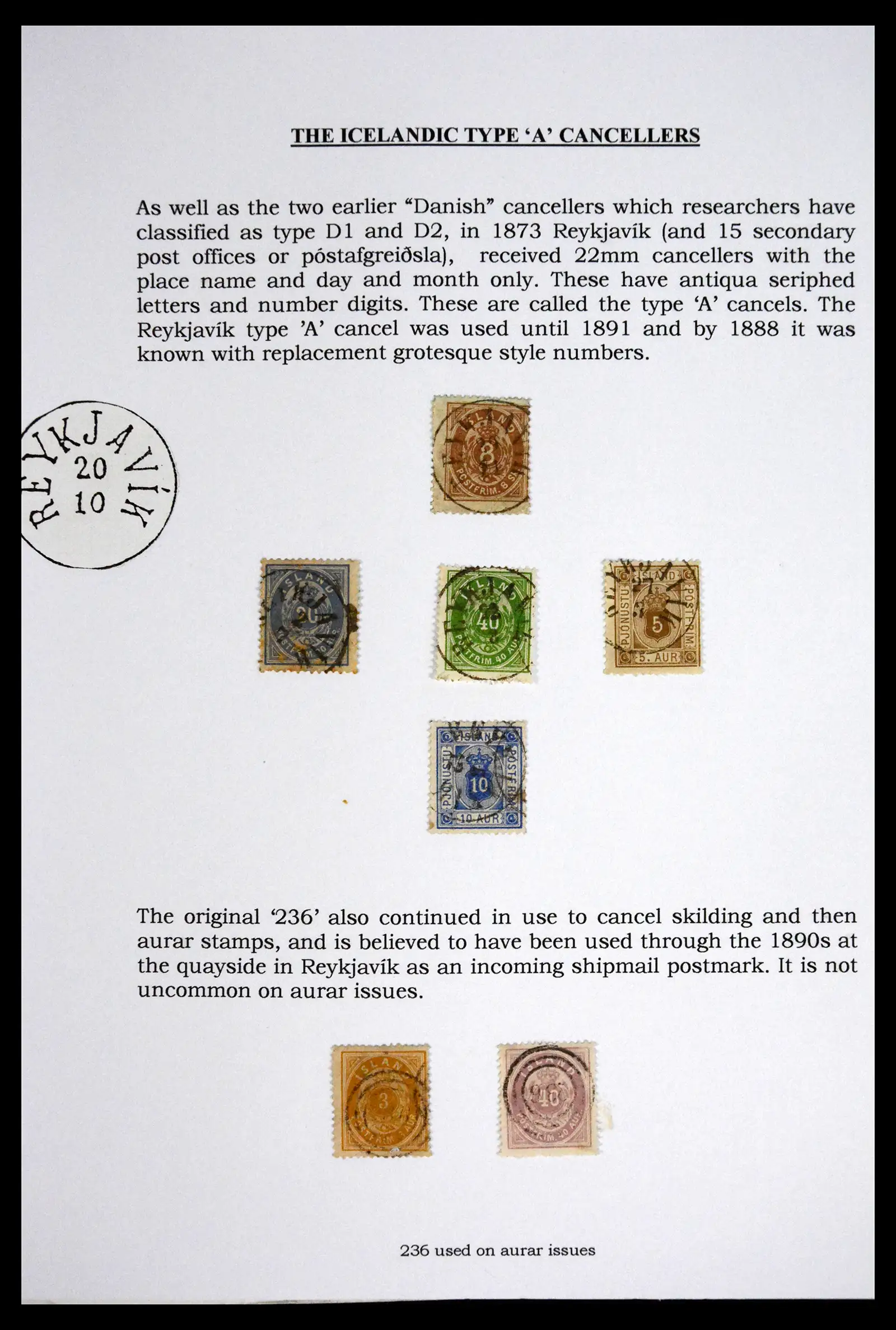 41697 0003 - Postzegelverzameling 41697 IJsland brieven/stempels 1870-1952.