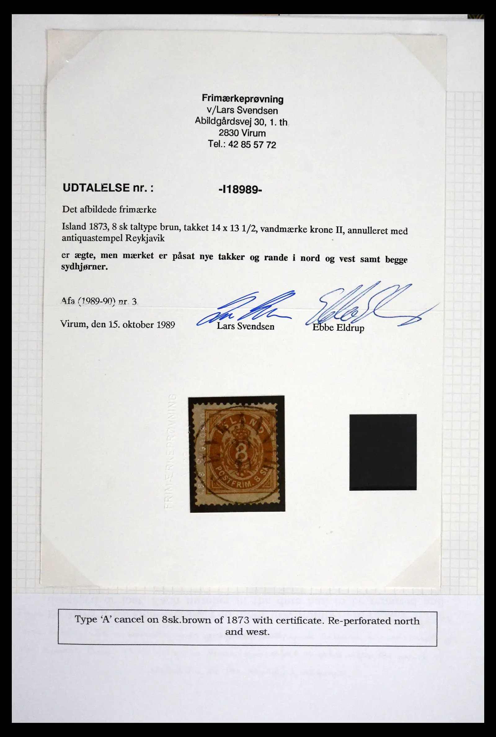 41697 0004 - Postzegelverzameling 41697 IJsland brieven/stempels 1870-1952.