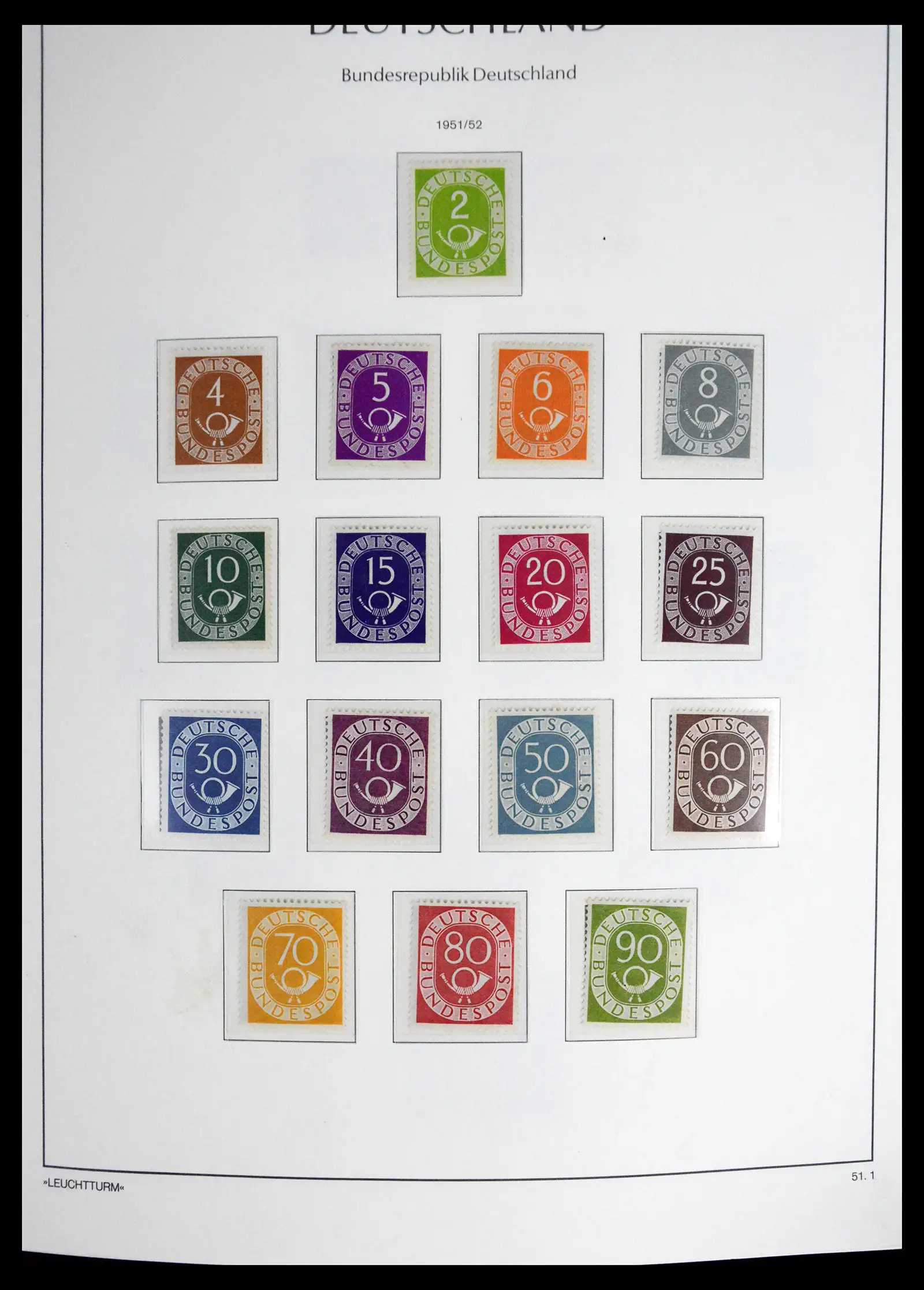 41698 0003 - Stamp collection 41698 Germany Bundespost complete 1949-1982.