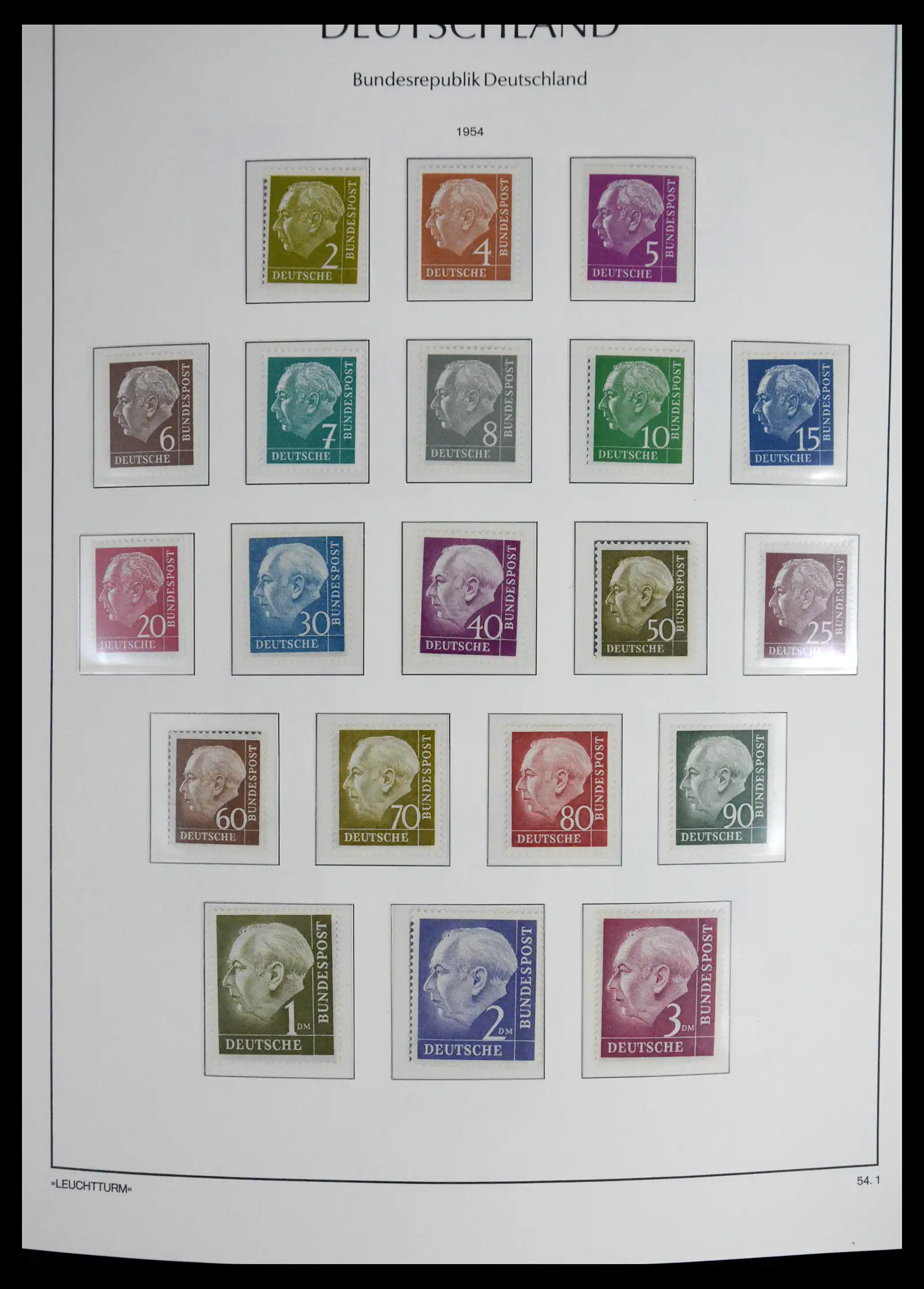 41698 0006 - Stamp collection 41698 Germany Bundespost complete 1949-1982.