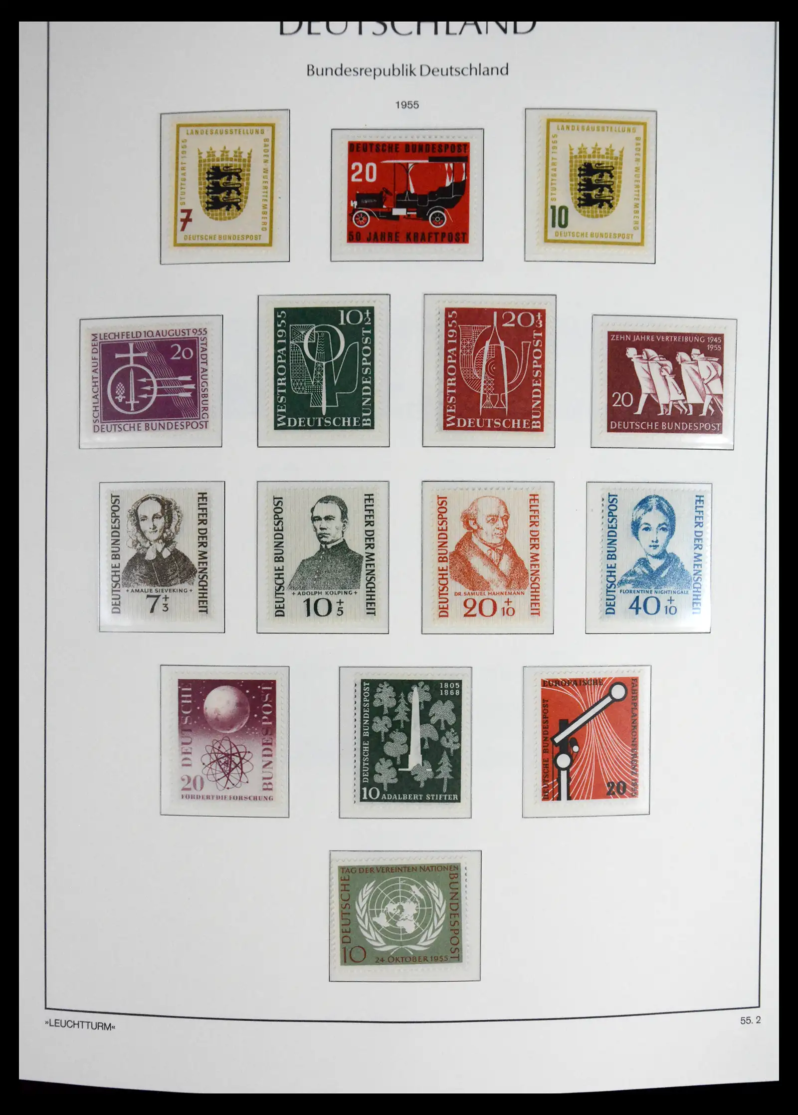 41698 0008 - Stamp collection 41698 Germany Bundespost complete 1949-1982.