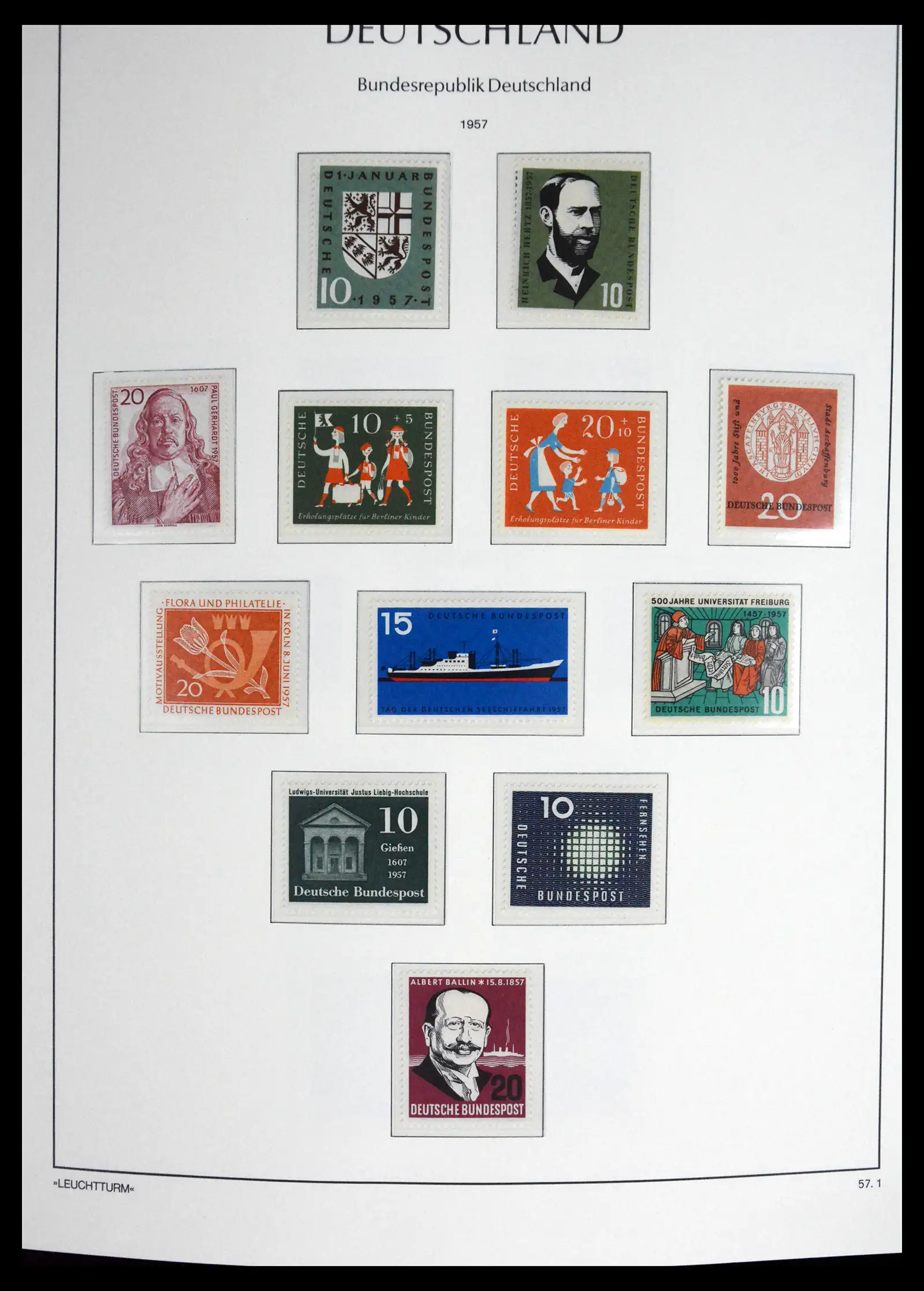41698 0011 - Stamp collection 41698 Germany Bundespost complete 1949-1982.
