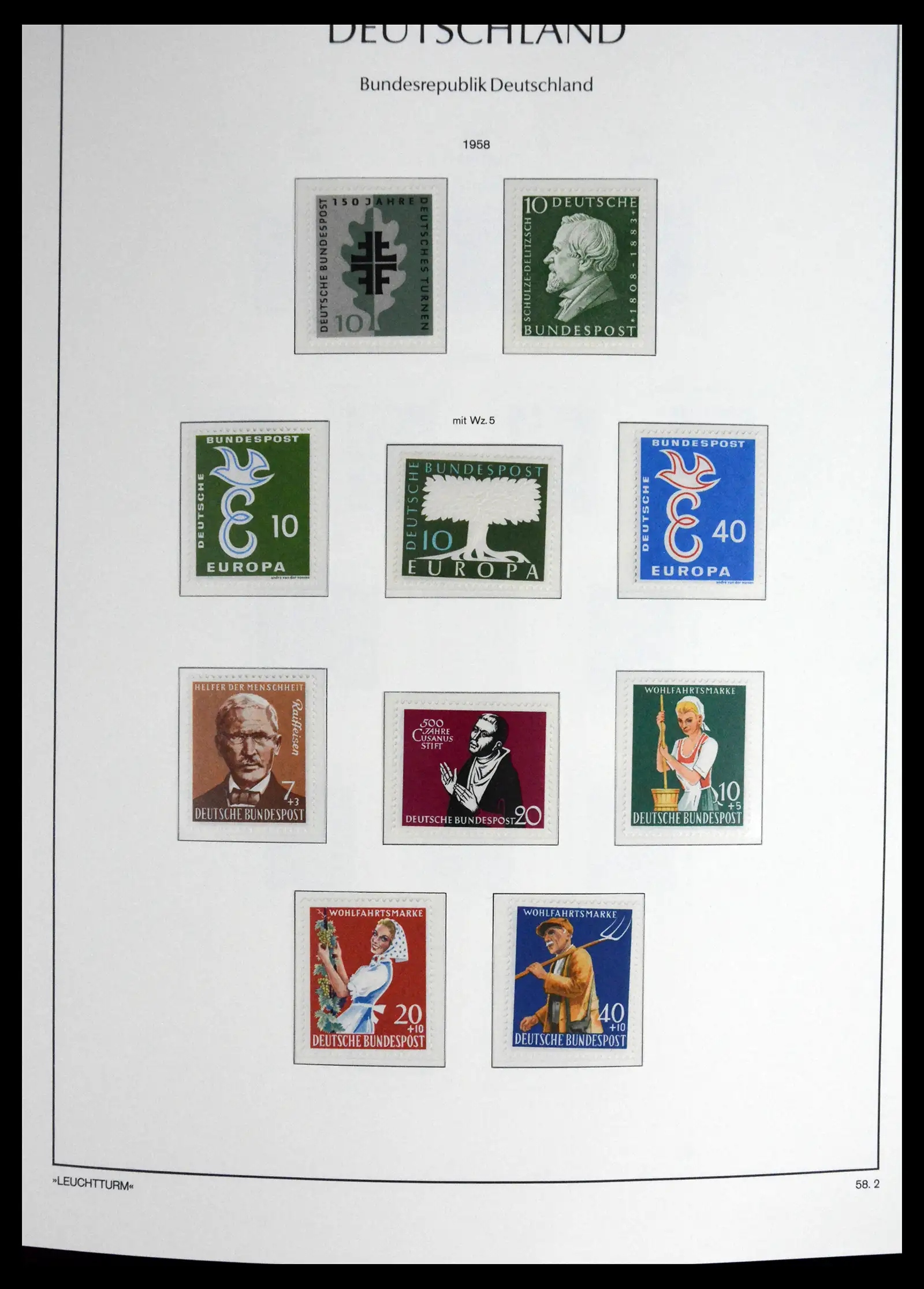 41698 0014 - Stamp collection 41698 Germany Bundespost complete 1949-1982.