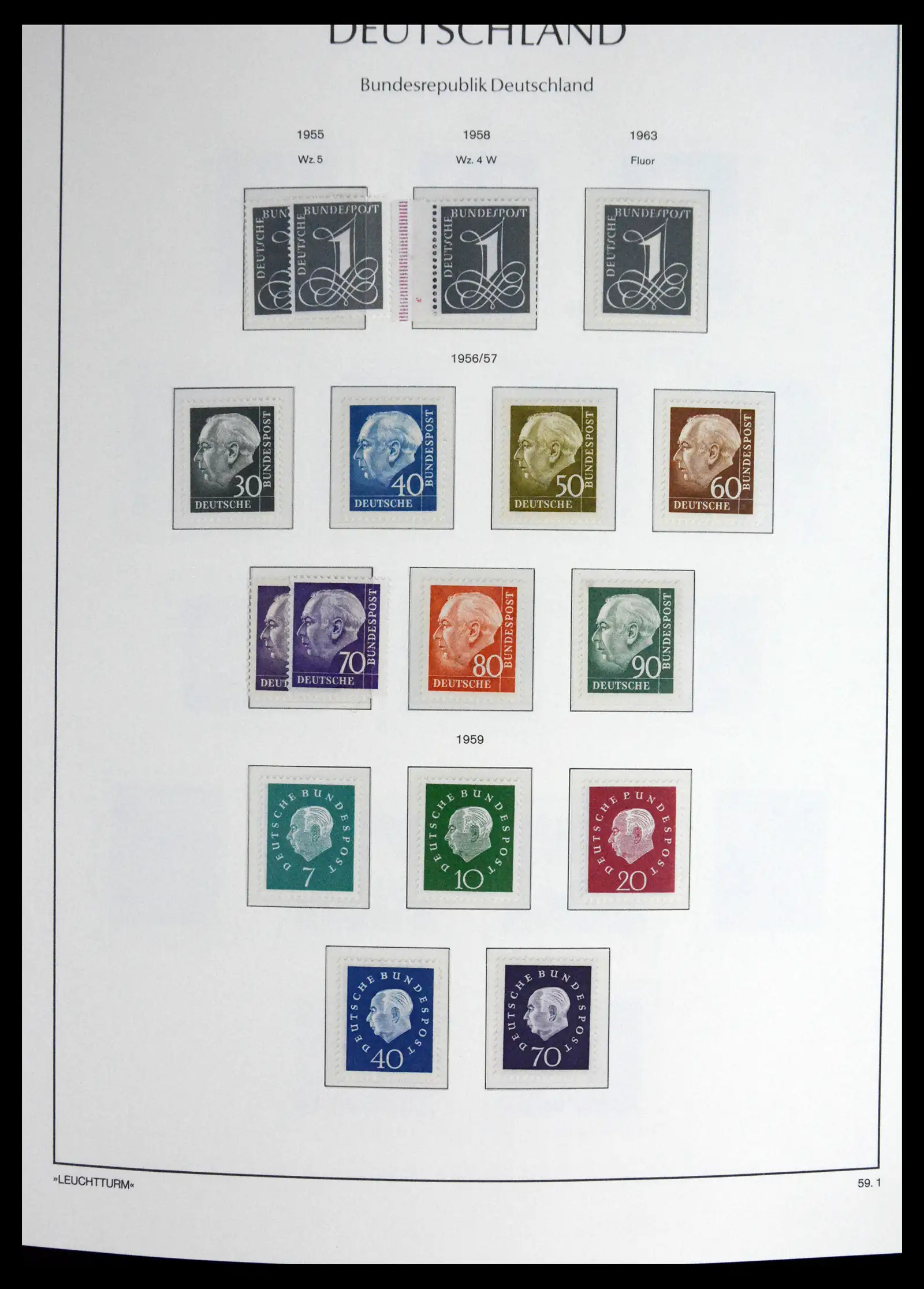 41698 0015 - Stamp collection 41698 Germany Bundespost complete 1949-1982.