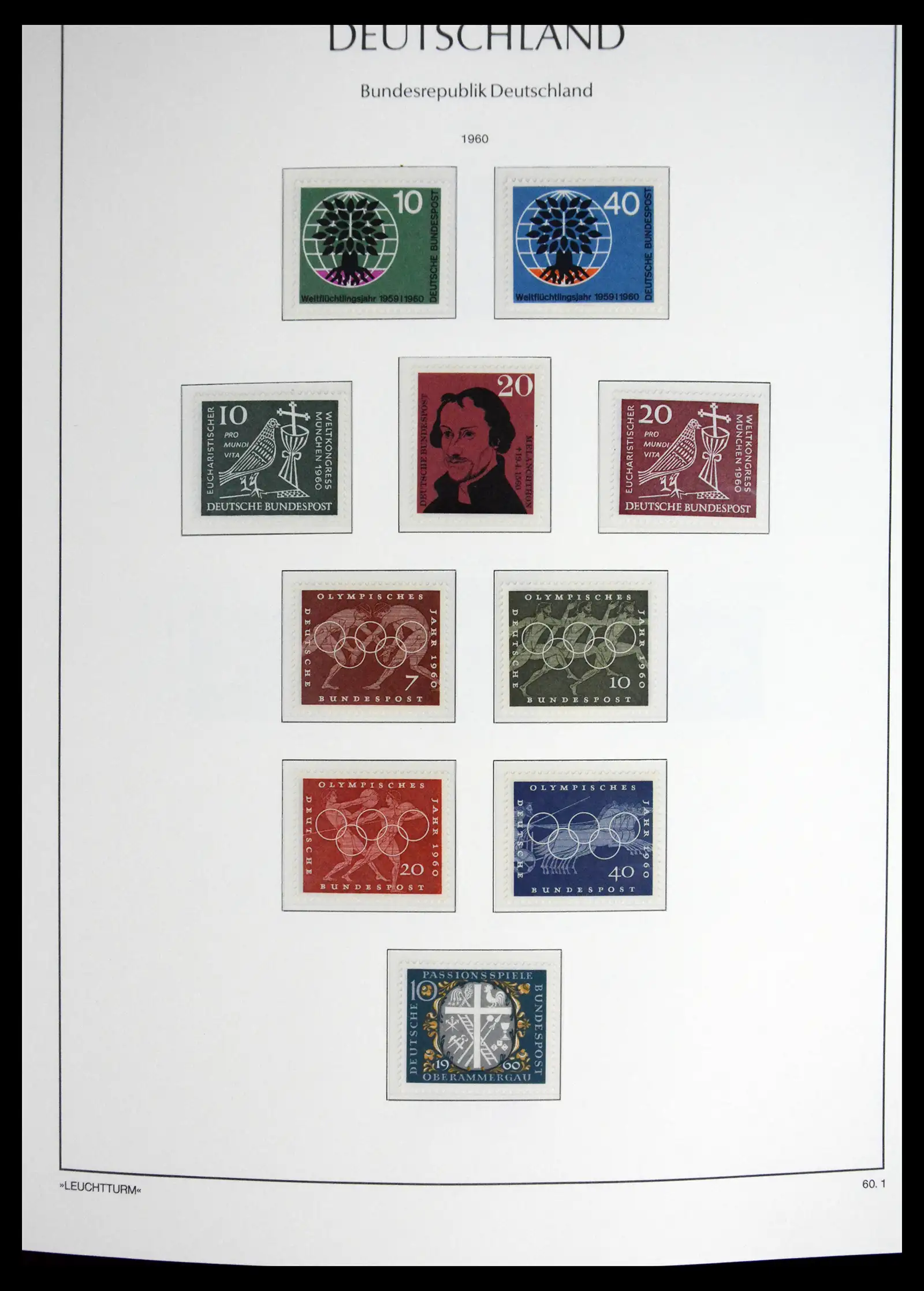 41698 0019 - Stamp collection 41698 Germany Bundespost complete 1949-1982.