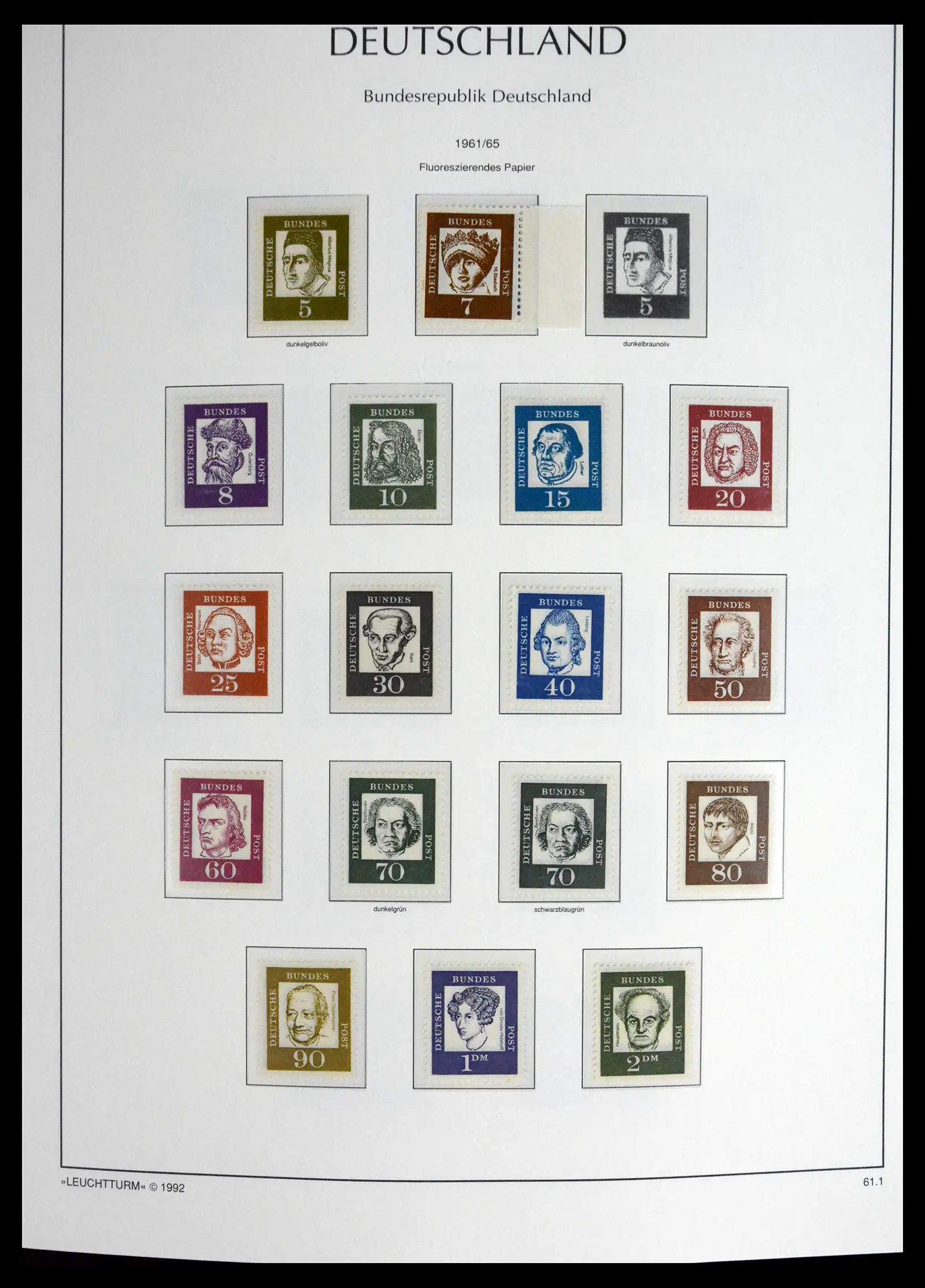 41698 0022 - Stamp collection 41698 Germany Bundespost complete 1949-1982.