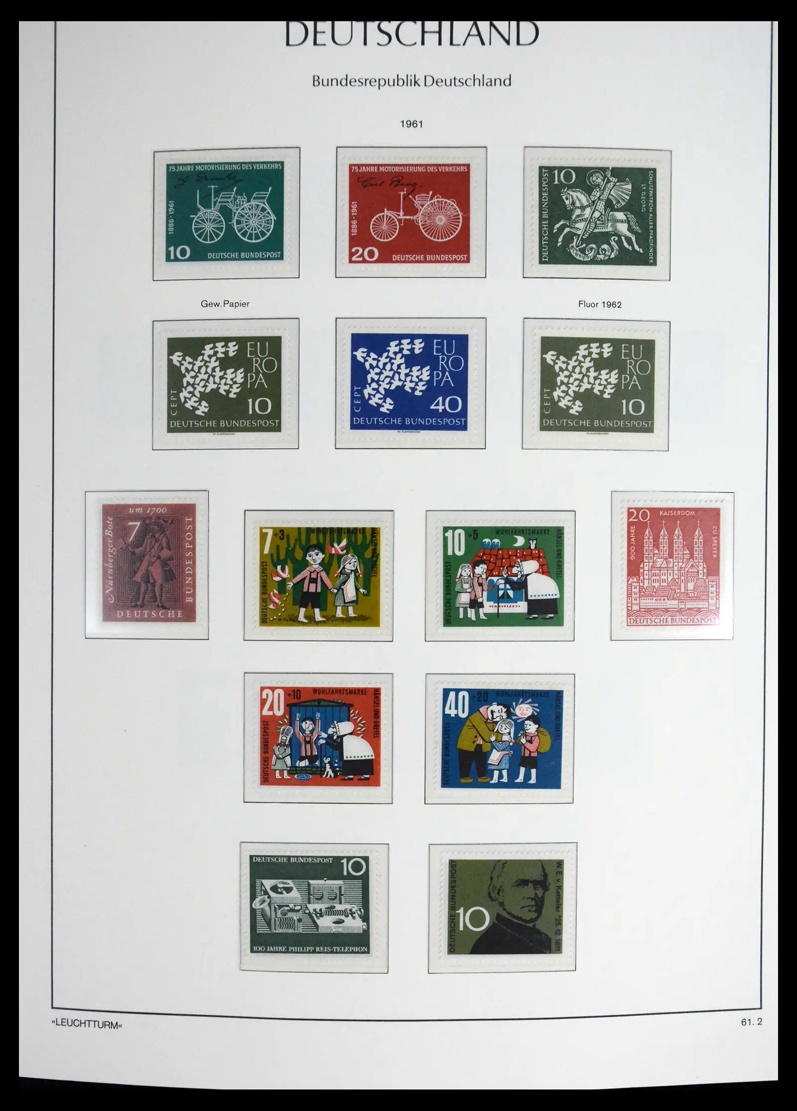 41698 0023 - Stamp collection 41698 Germany Bundespost complete 1949-1982.