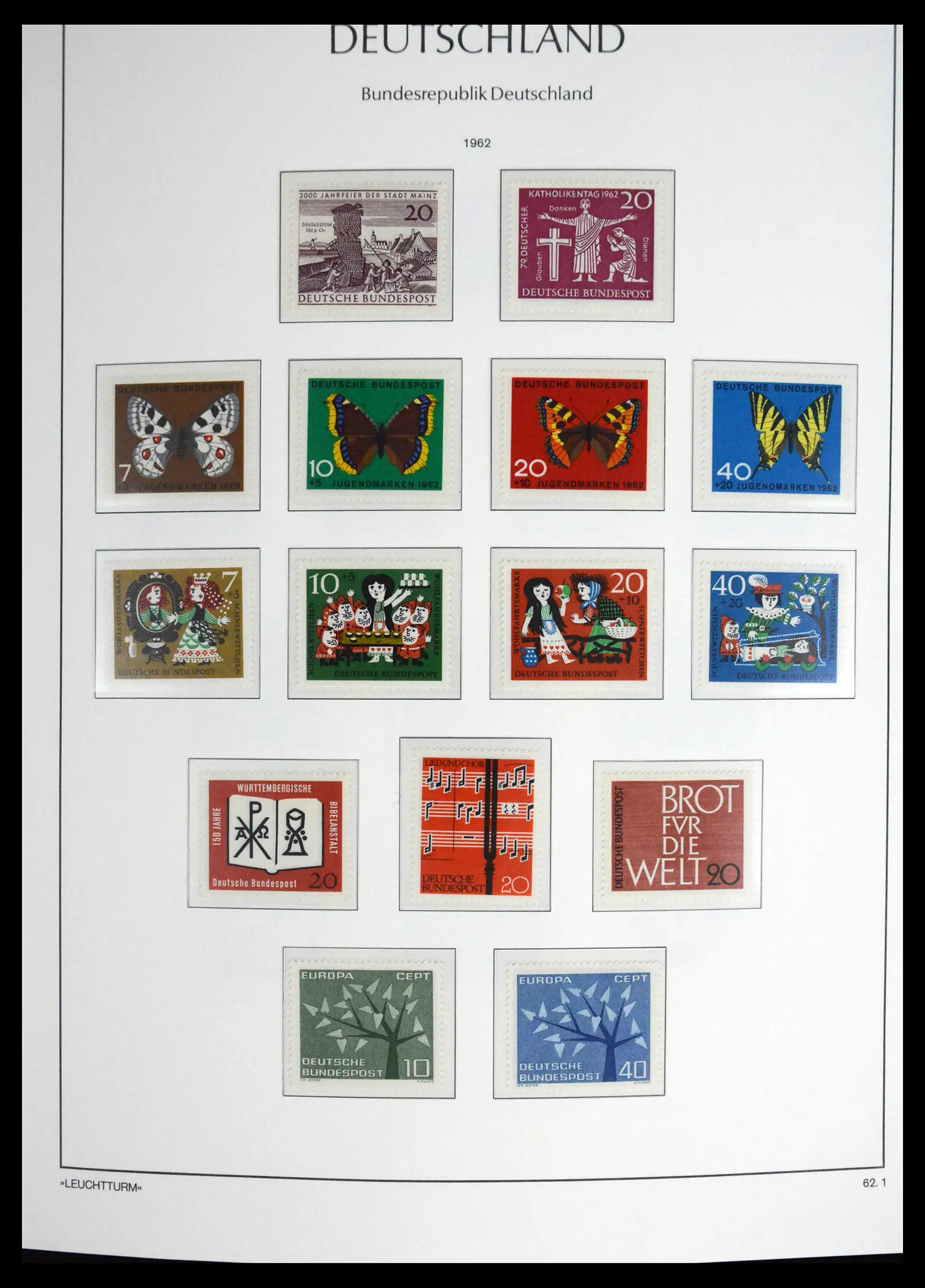 41698 0024 - Stamp collection 41698 Germany Bundespost complete 1949-1982.