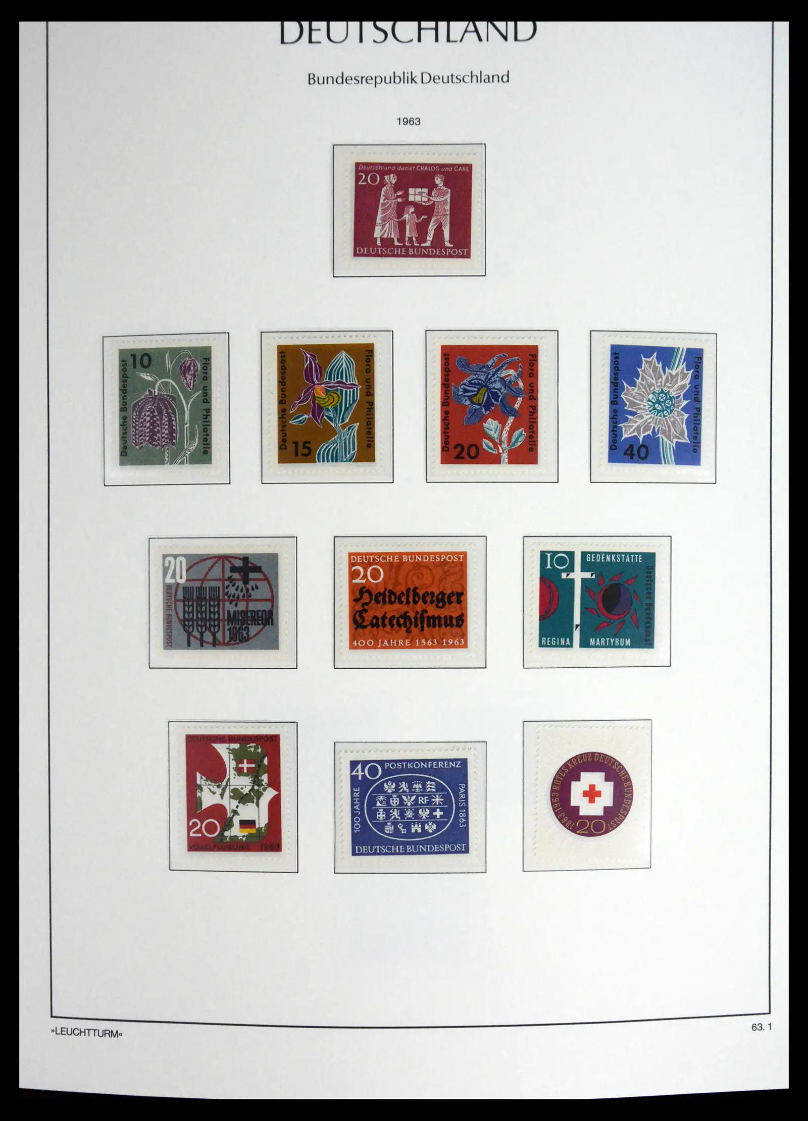 41698 0025 - Stamp collection 41698 Germany Bundespost complete 1949-1982.