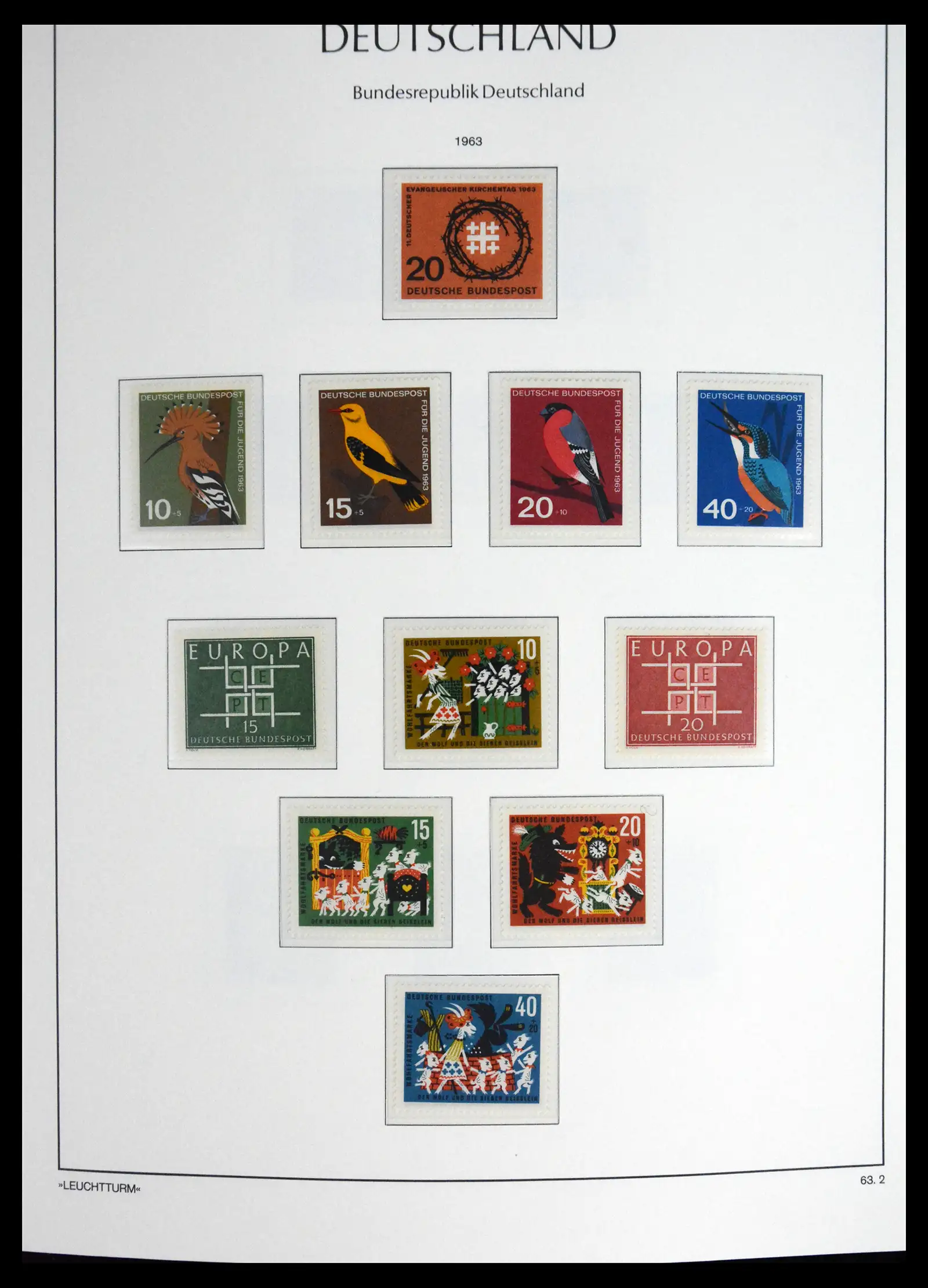 41698 0026 - Stamp collection 41698 Germany Bundespost complete 1949-1982.