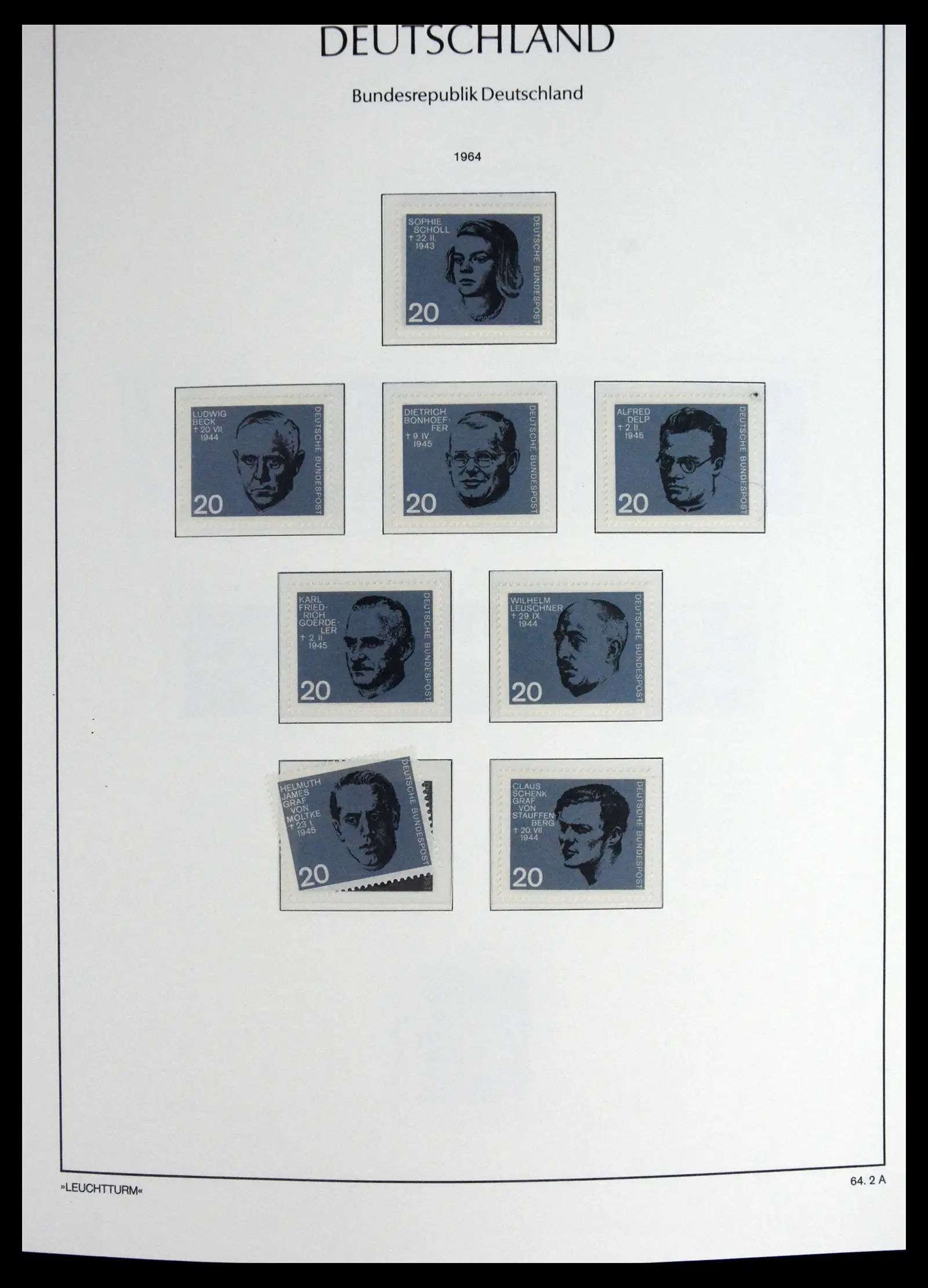 41698 0029 - Stamp collection 41698 Germany Bundespost complete 1949-1982.