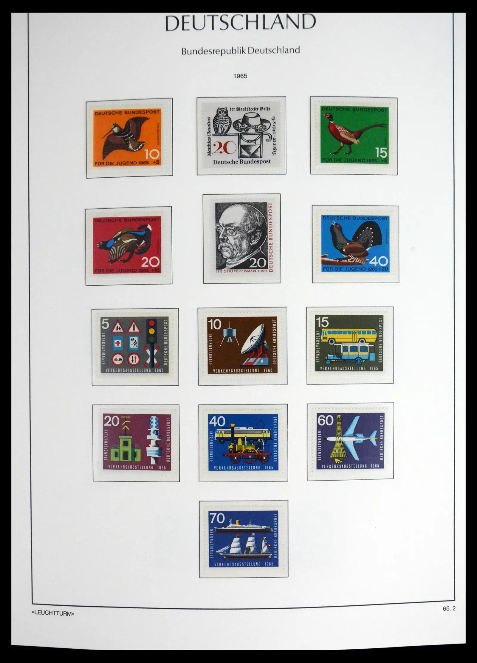 41698 0033 - Stamp collection 41698 Germany Bundespost complete 1949-1982.