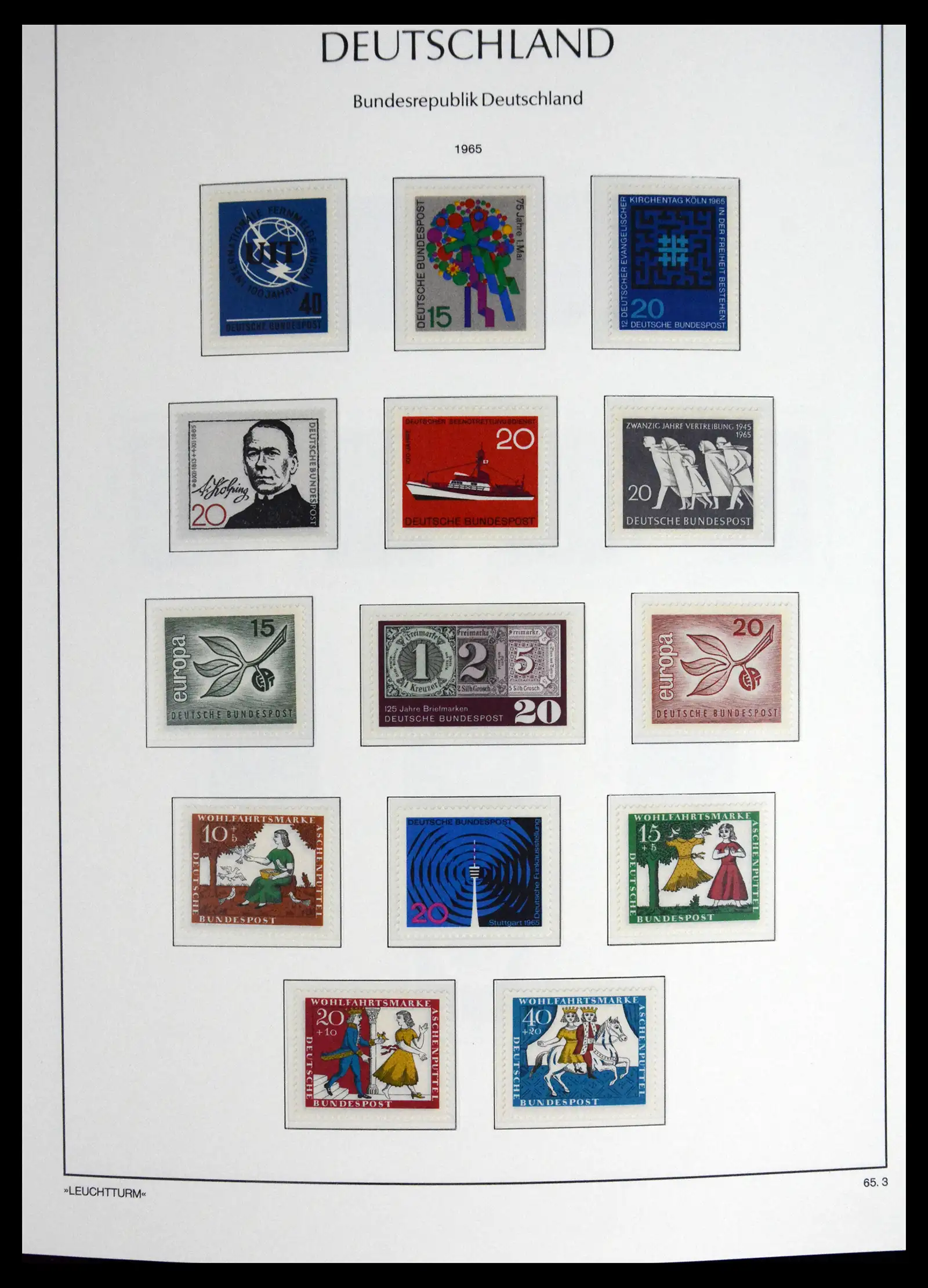 41698 0034 - Stamp collection 41698 Germany Bundespost complete 1949-1982.