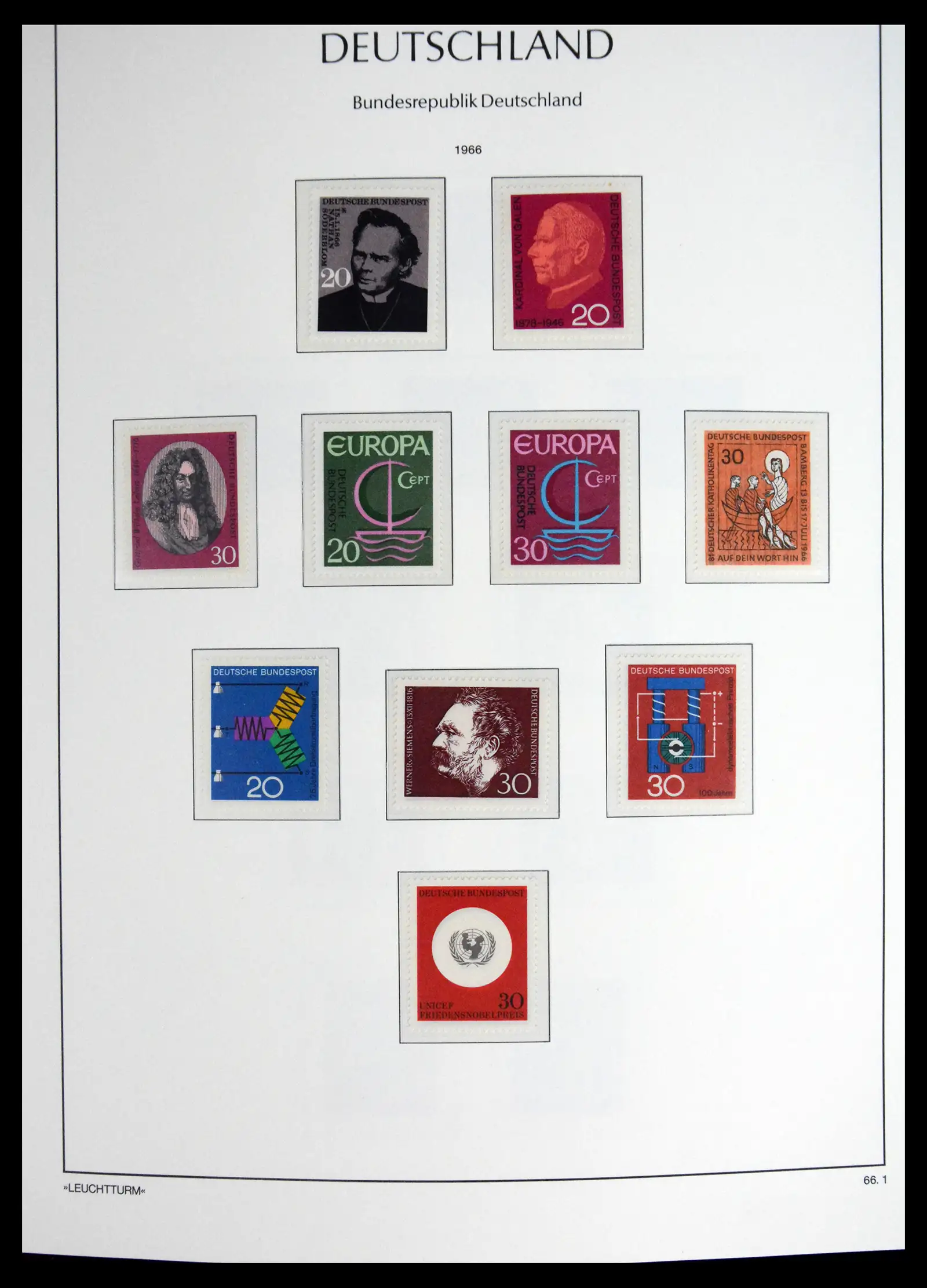 41698 0035 - Stamp collection 41698 Germany Bundespost complete 1949-1982.