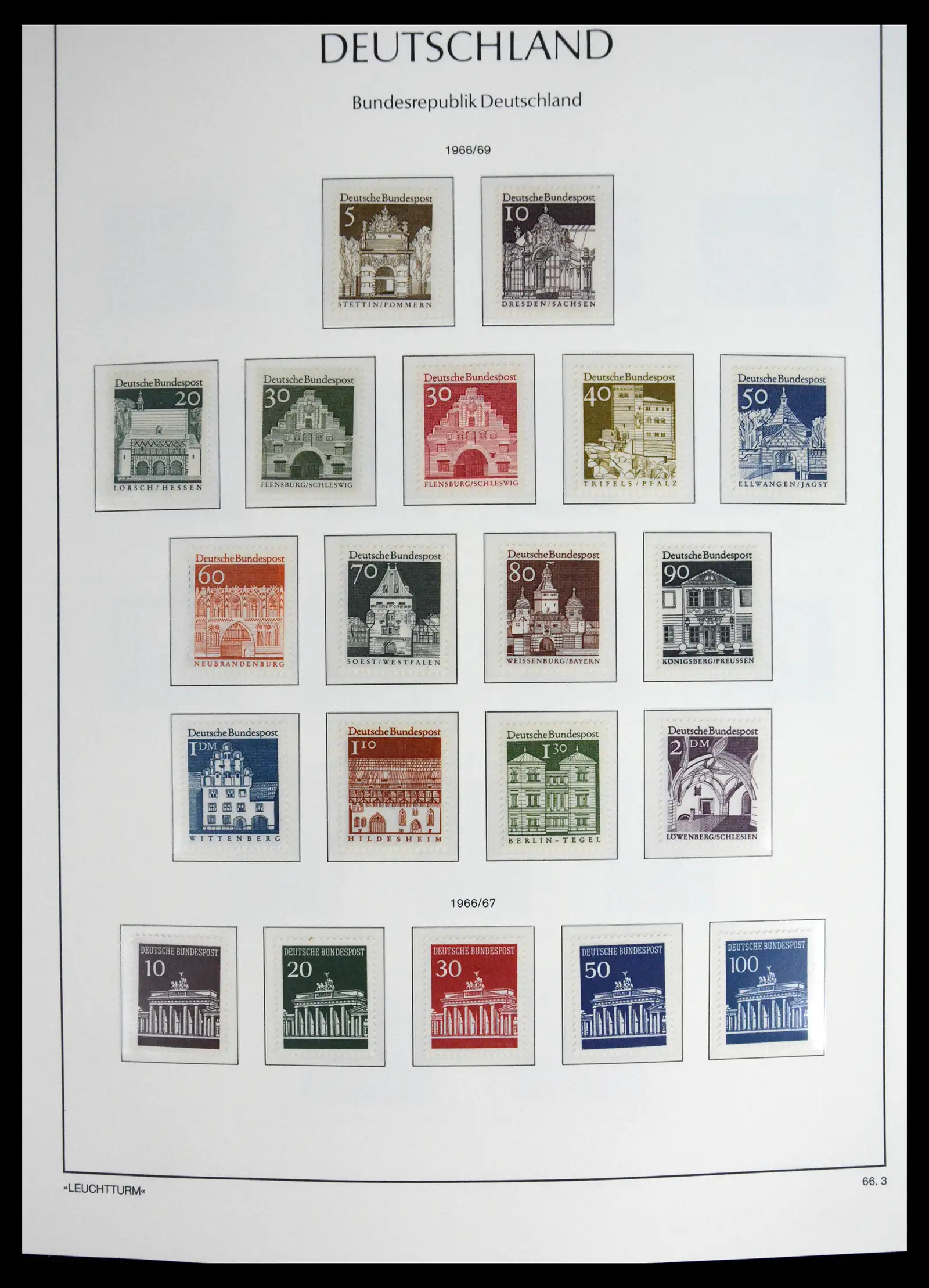 41698 0037 - Stamp collection 41698 Germany Bundespost complete 1949-1982.