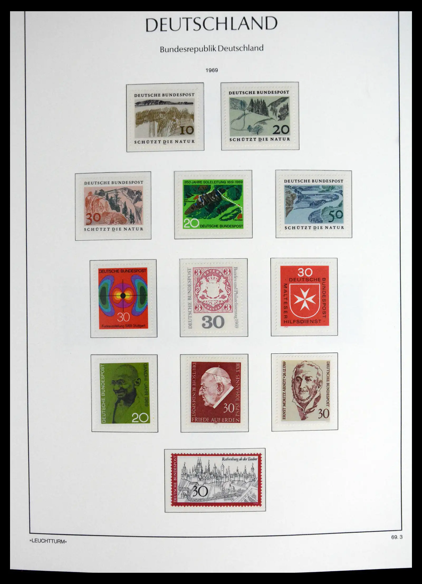 41698 0045 - Stamp collection 41698 Germany Bundespost complete 1949-1982.