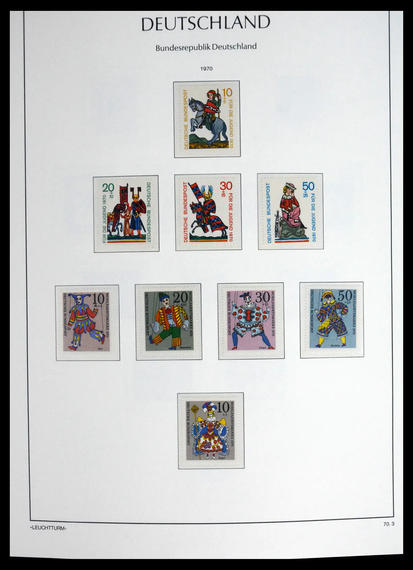 41698 0049 - Stamp collection 41698 Germany Bundespost complete 1949-1982.