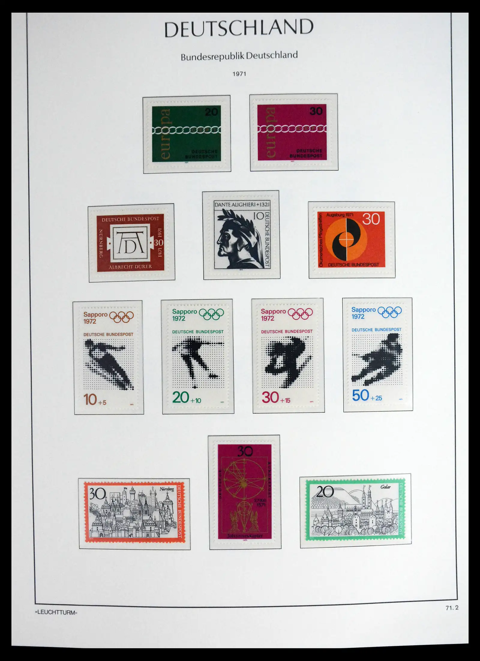 41698 0051 - Stamp collection 41698 Germany Bundespost complete 1949-1982.