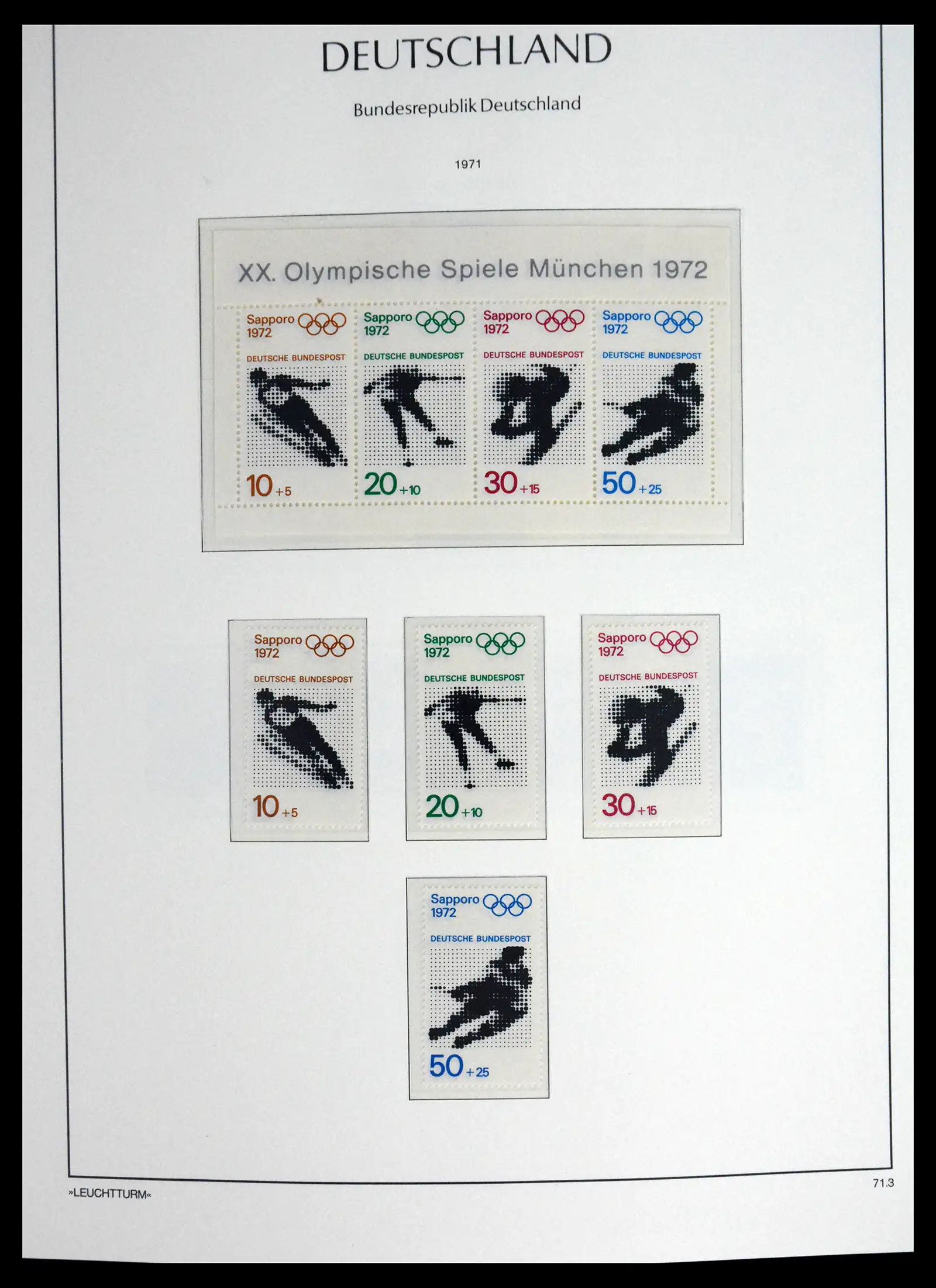 41698 0052 - Stamp collection 41698 Germany Bundespost complete 1949-1982.