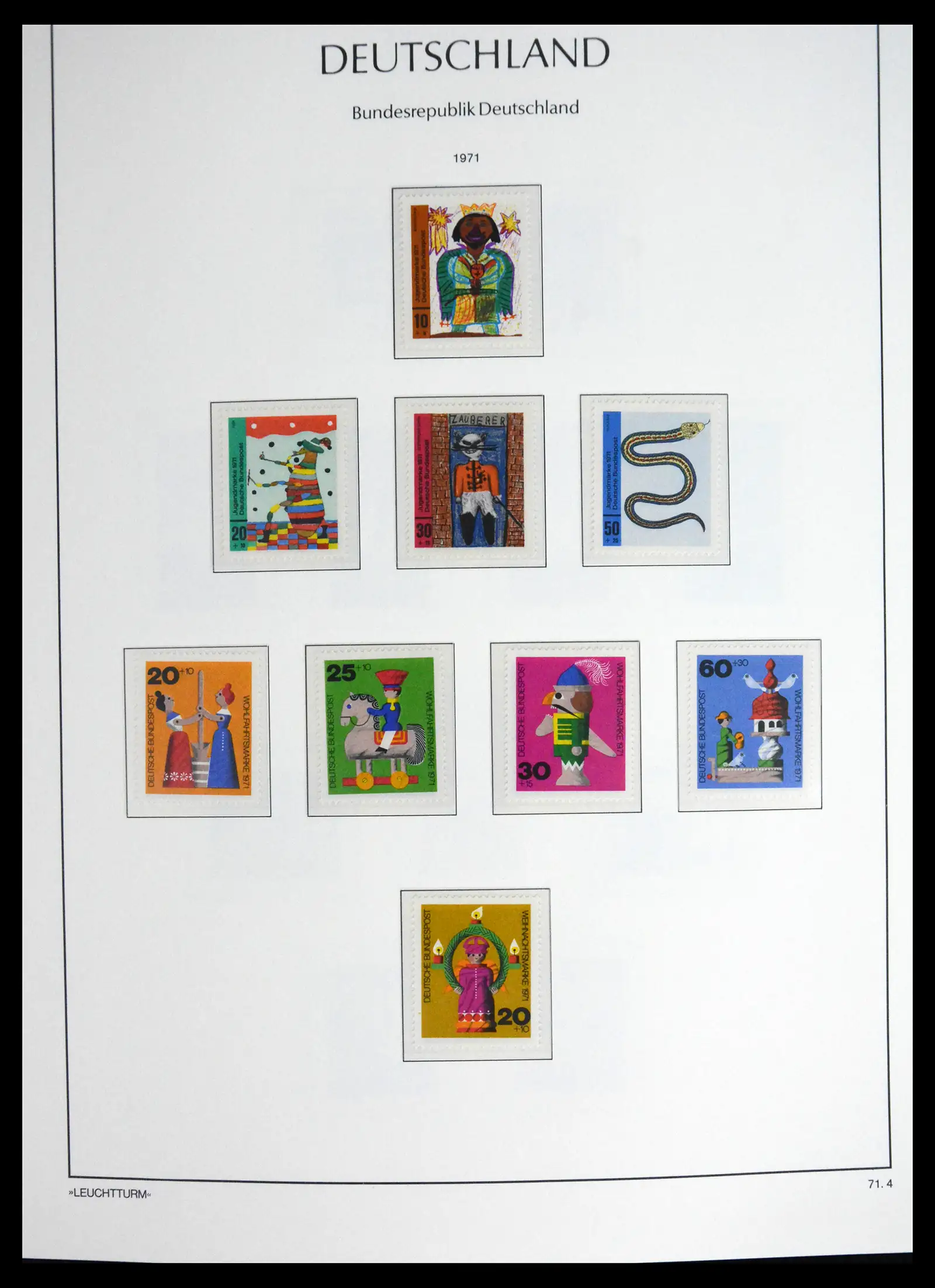 41698 0053 - Stamp collection 41698 Germany Bundespost complete 1949-1982.