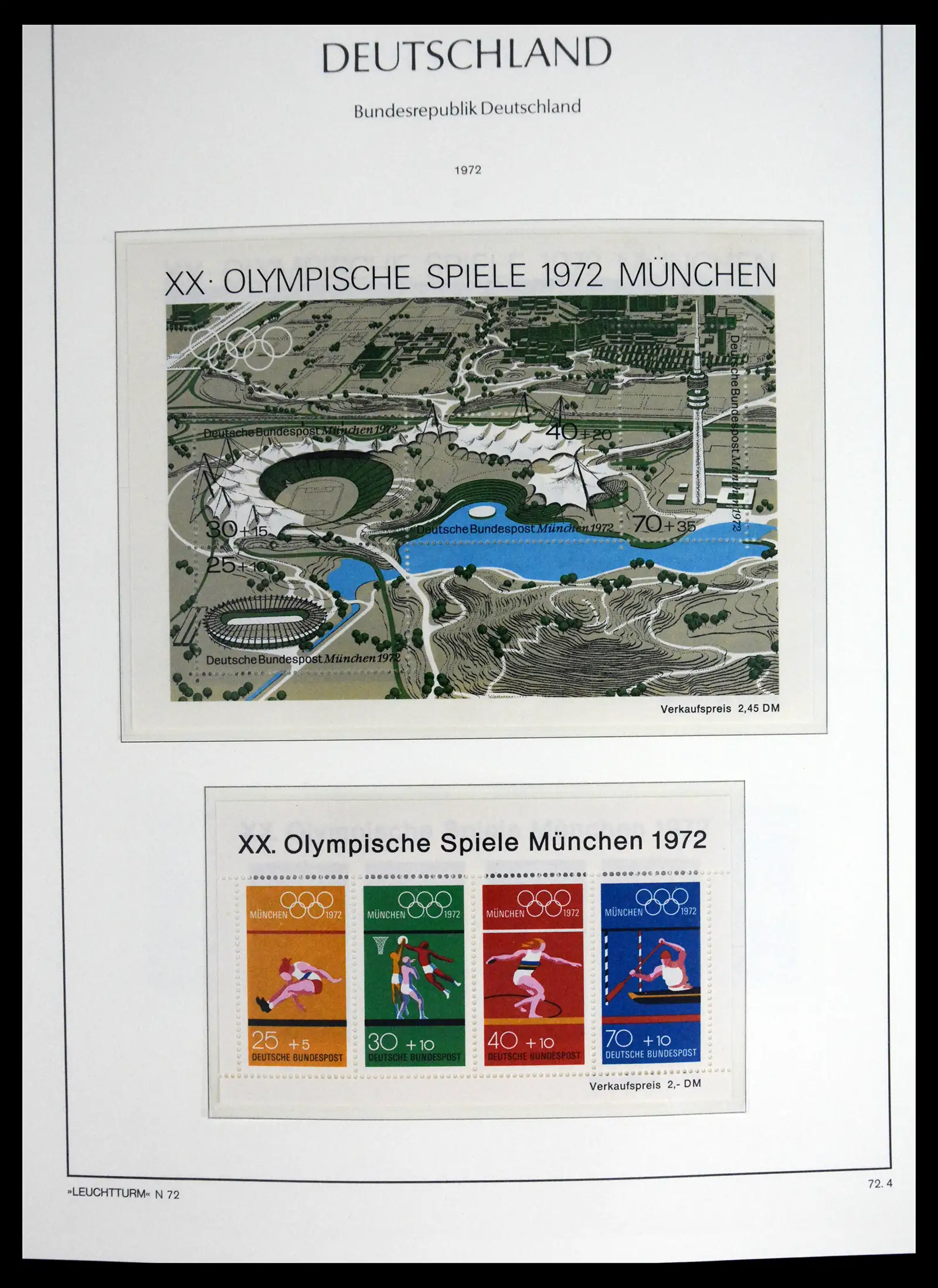 41698 0057 - Stamp collection 41698 Germany Bundespost complete 1949-1982.