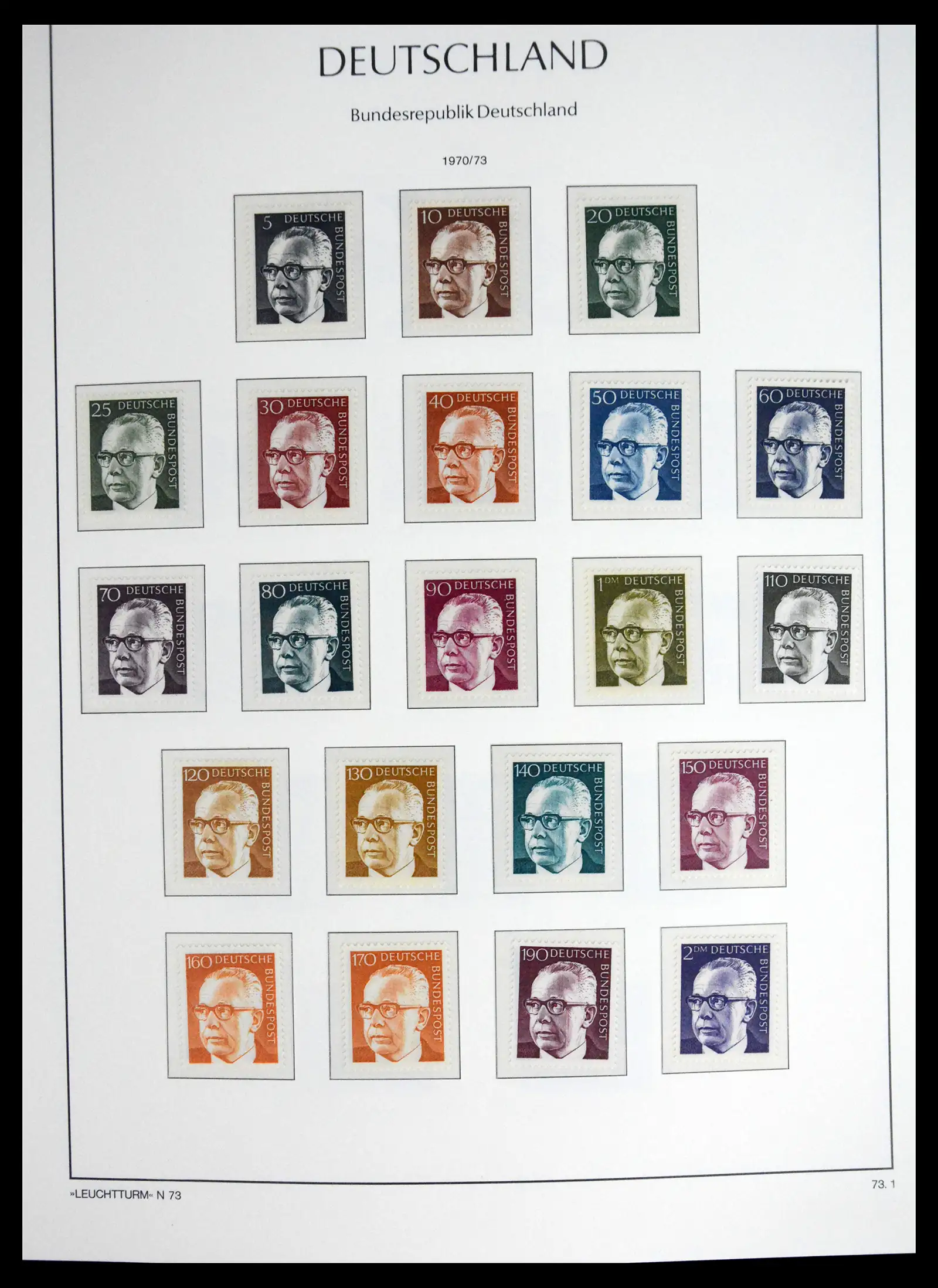 41698 0060 - Stamp collection 41698 Germany Bundespost complete 1949-1982.