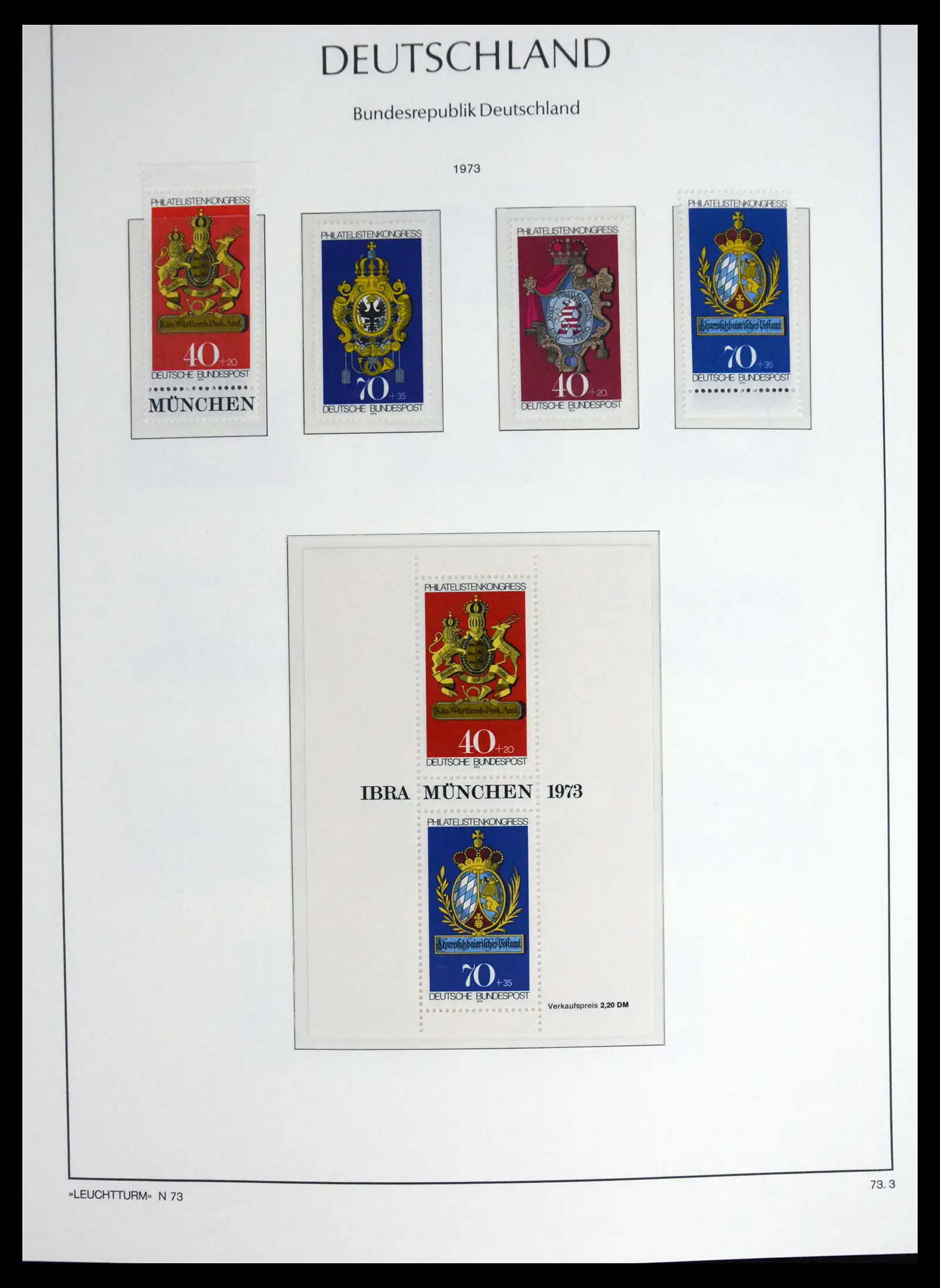 41698 0062 - Stamp collection 41698 Germany Bundespost complete 1949-1982.