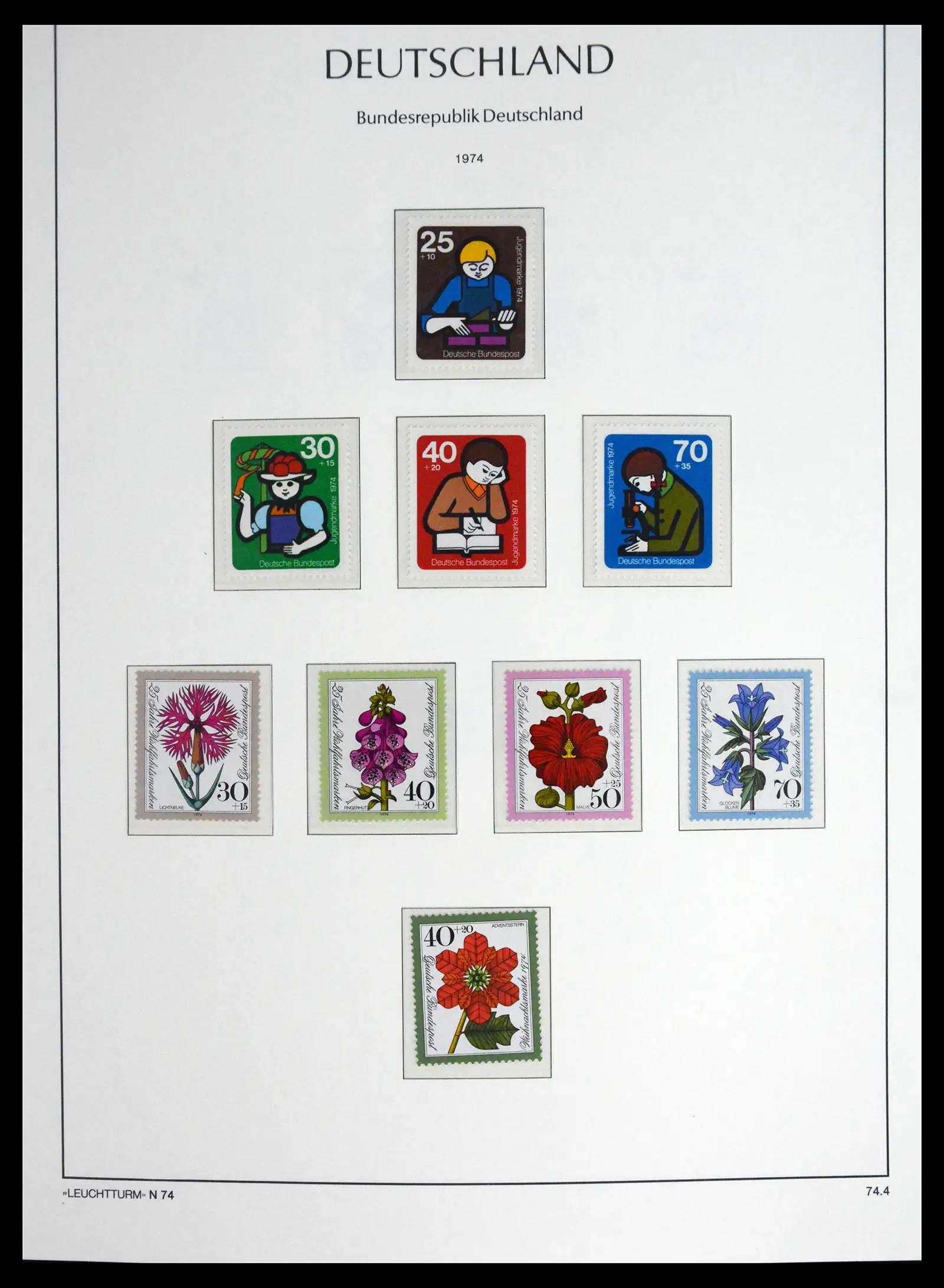 41698 0069 - Stamp collection 41698 Germany Bundespost complete 1949-1982.