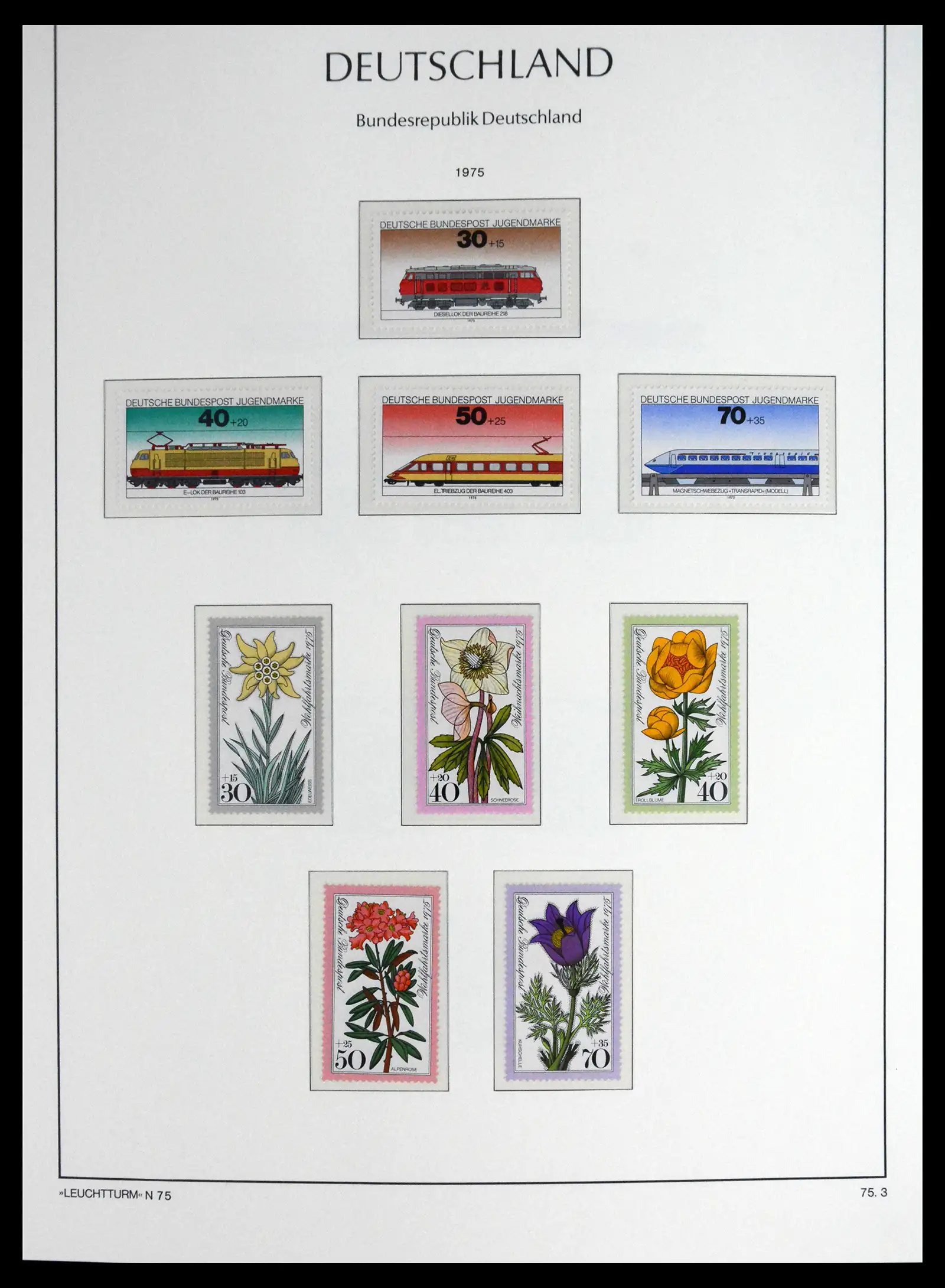 41698 0073 - Stamp collection 41698 Germany Bundespost complete 1949-1982.