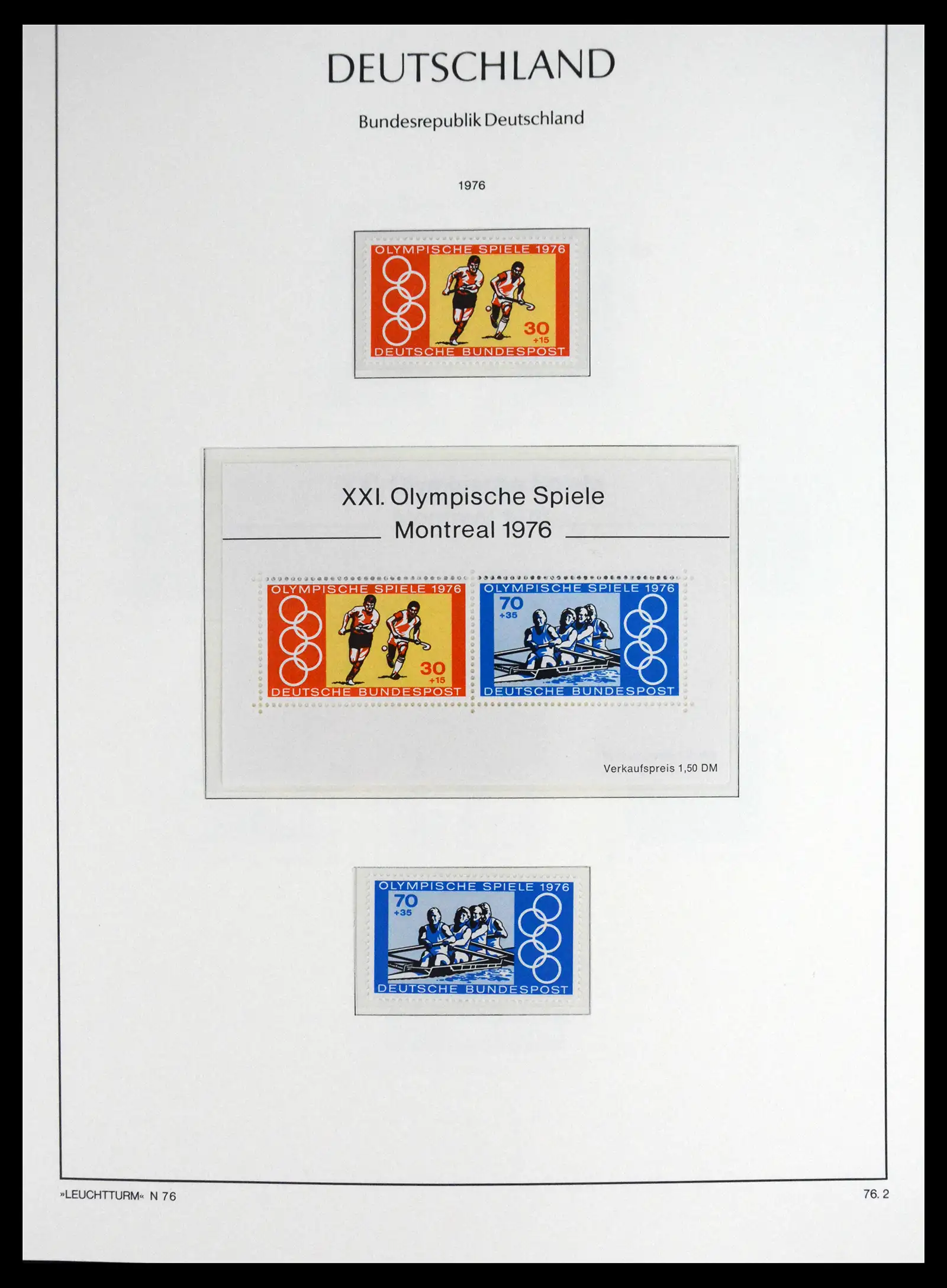 41698 0077 - Stamp collection 41698 Germany Bundespost complete 1949-1982.