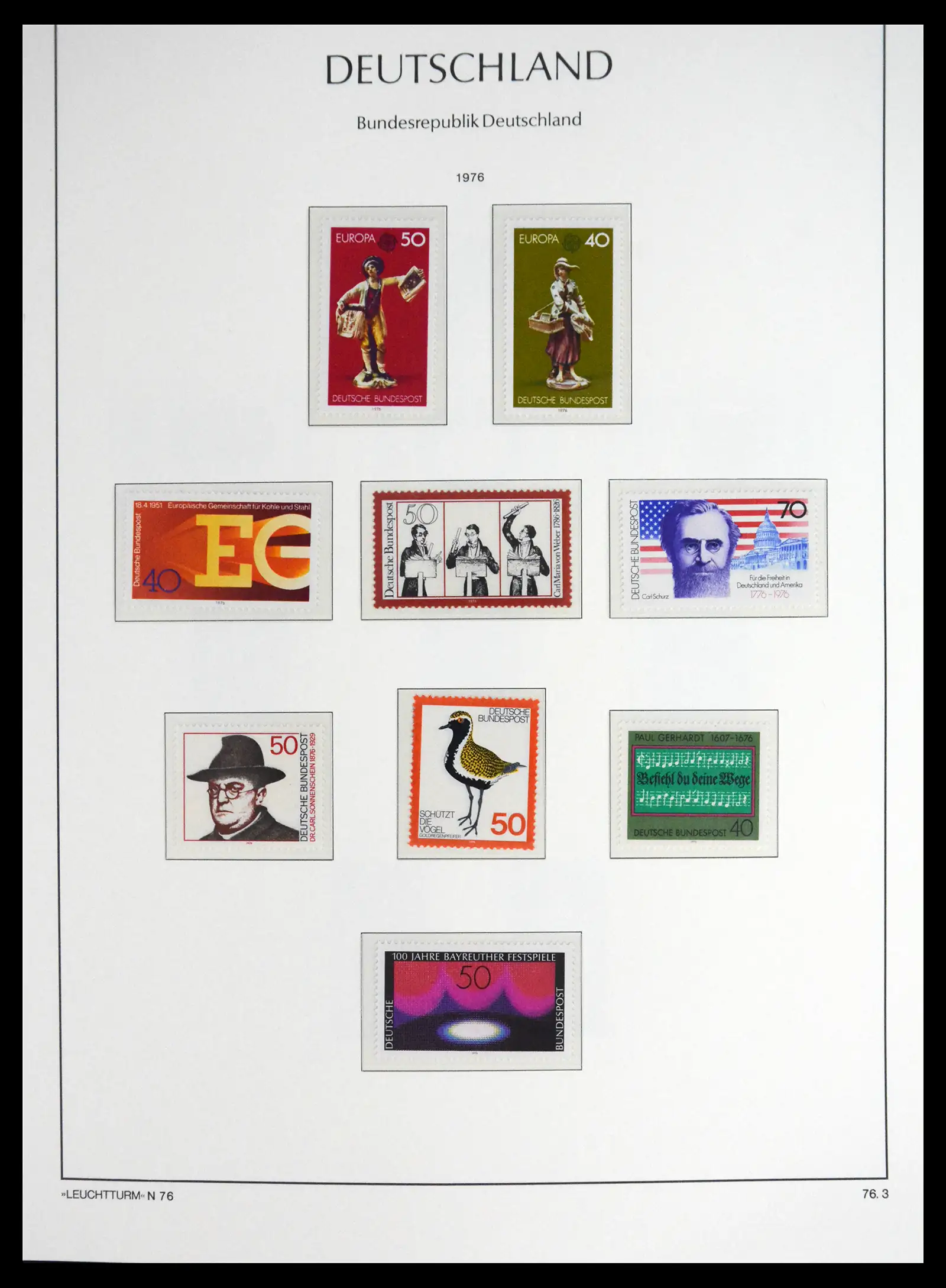 41698 0078 - Stamp collection 41698 Germany Bundespost complete 1949-1982.