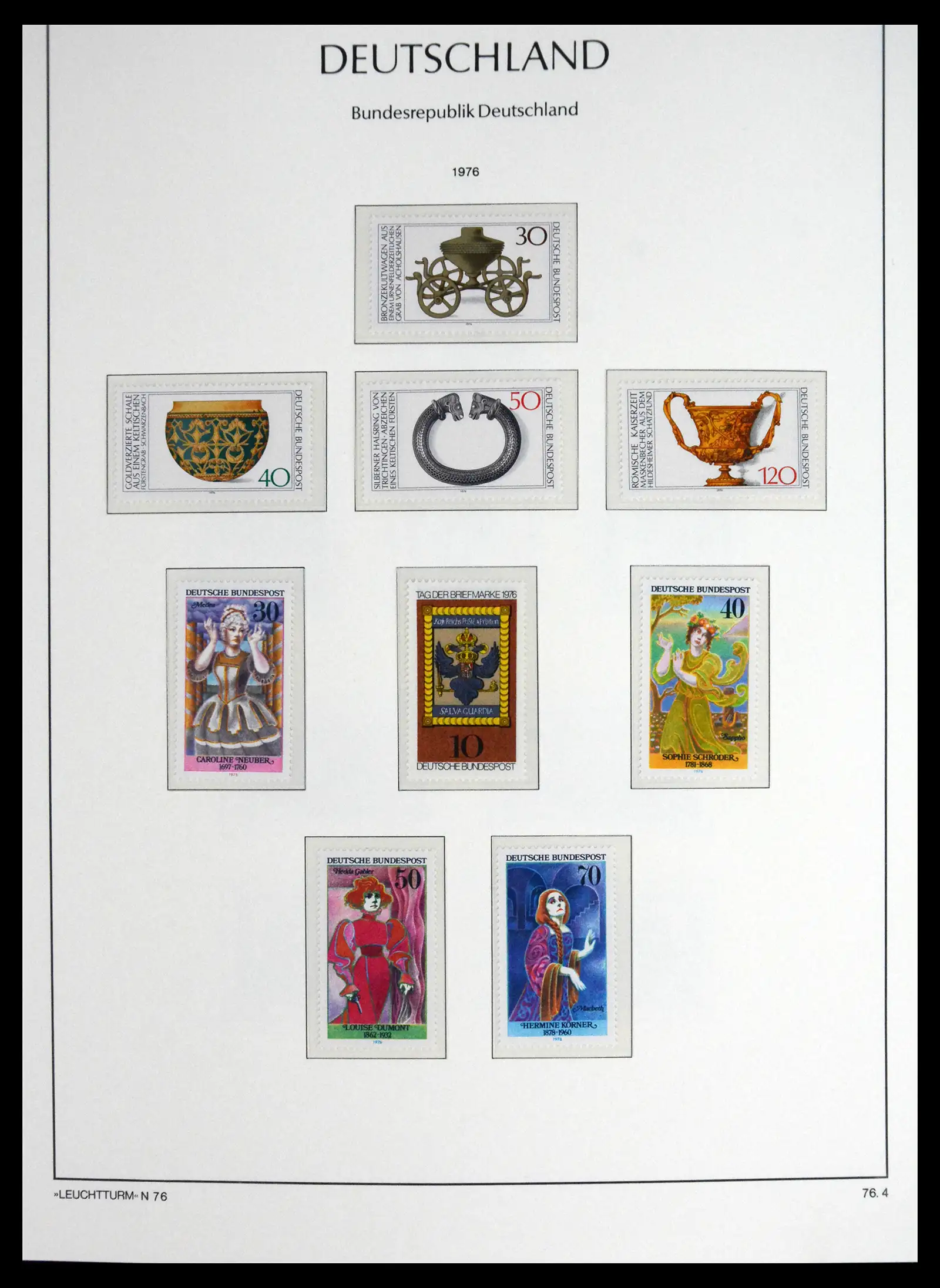 41698 0079 - Stamp collection 41698 Germany Bundespost complete 1949-1982.