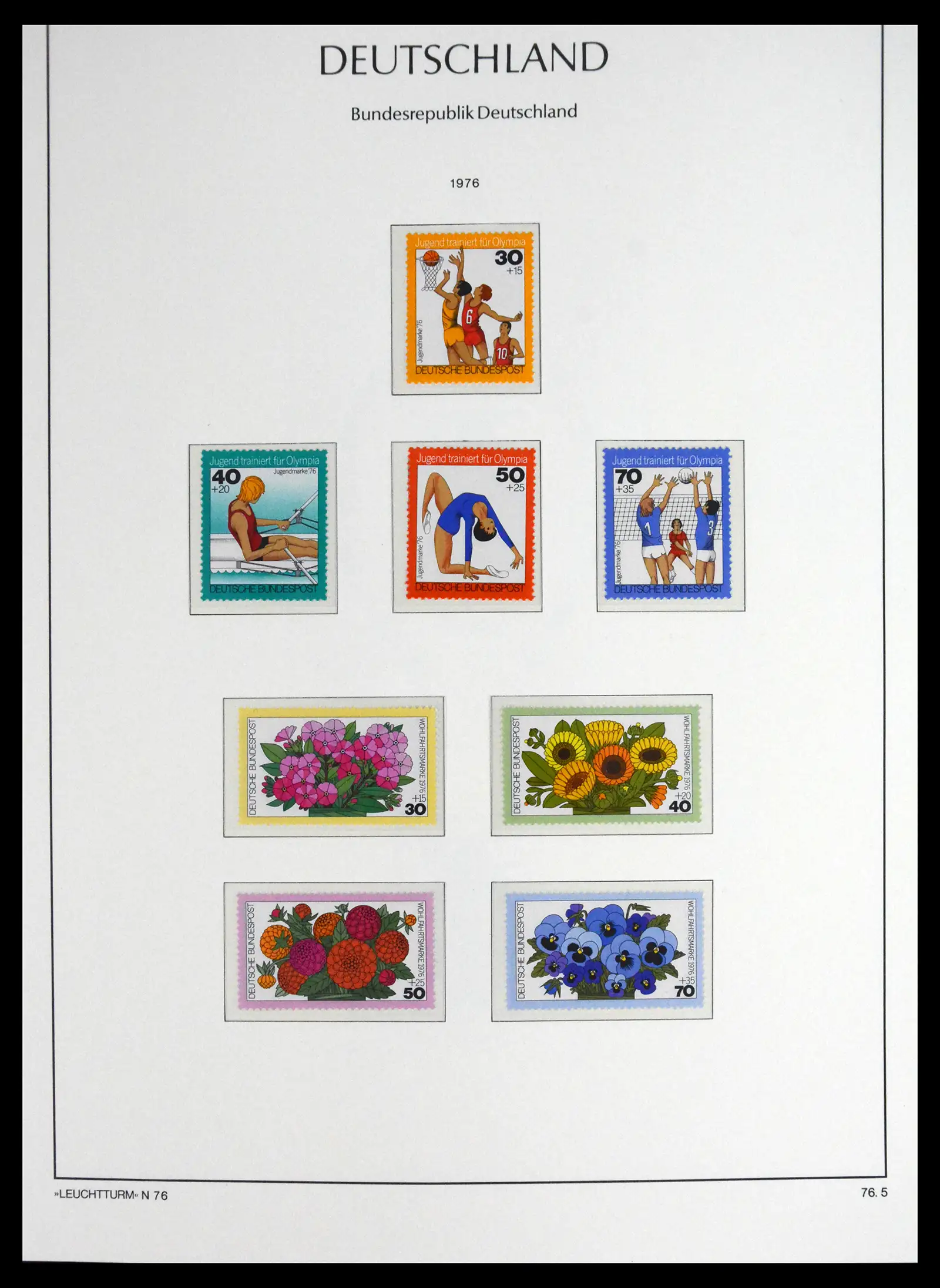 41698 0080 - Stamp collection 41698 Germany Bundespost complete 1949-1982.