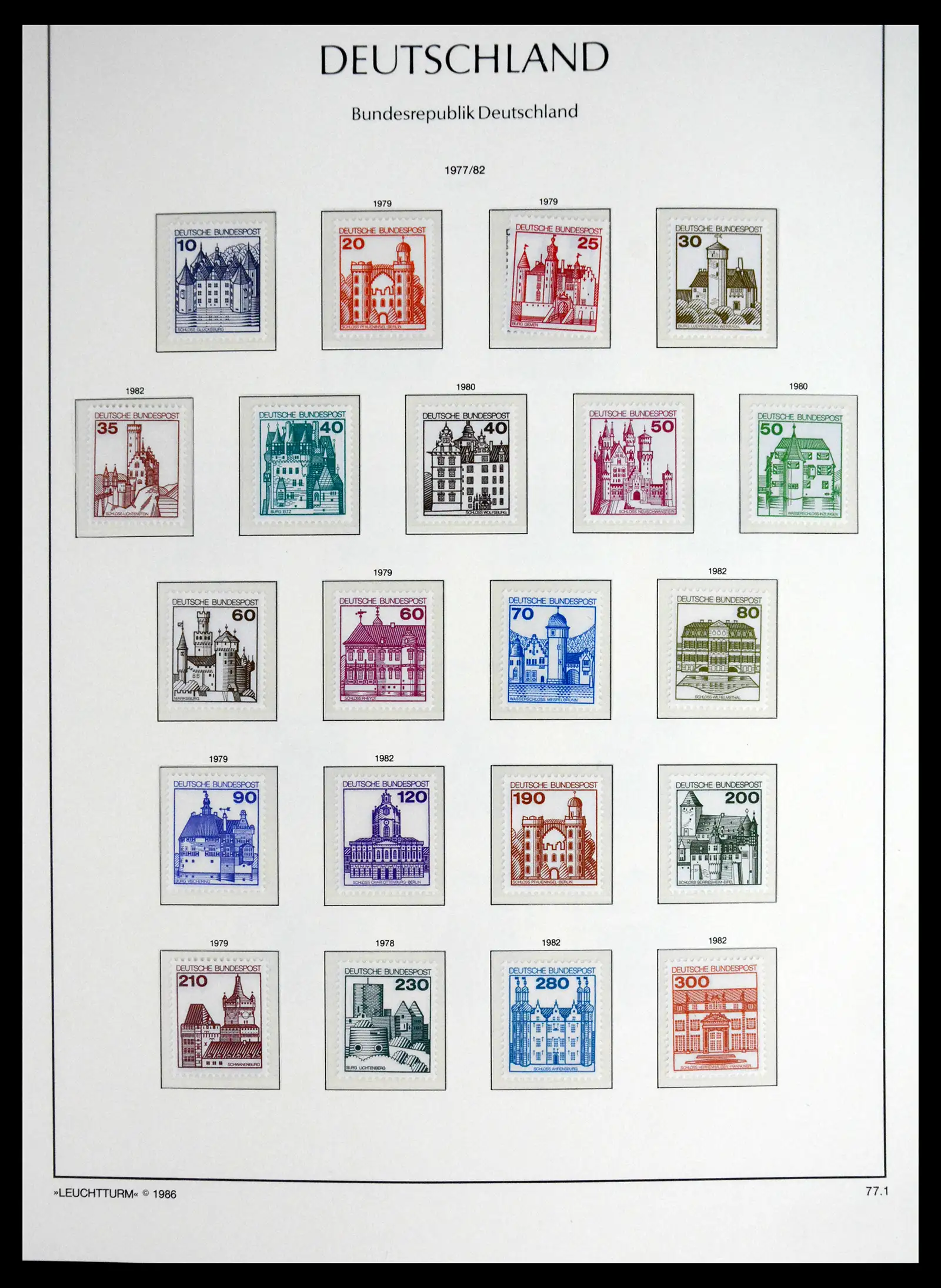 41698 0082 - Stamp collection 41698 Germany Bundespost complete 1949-1982.