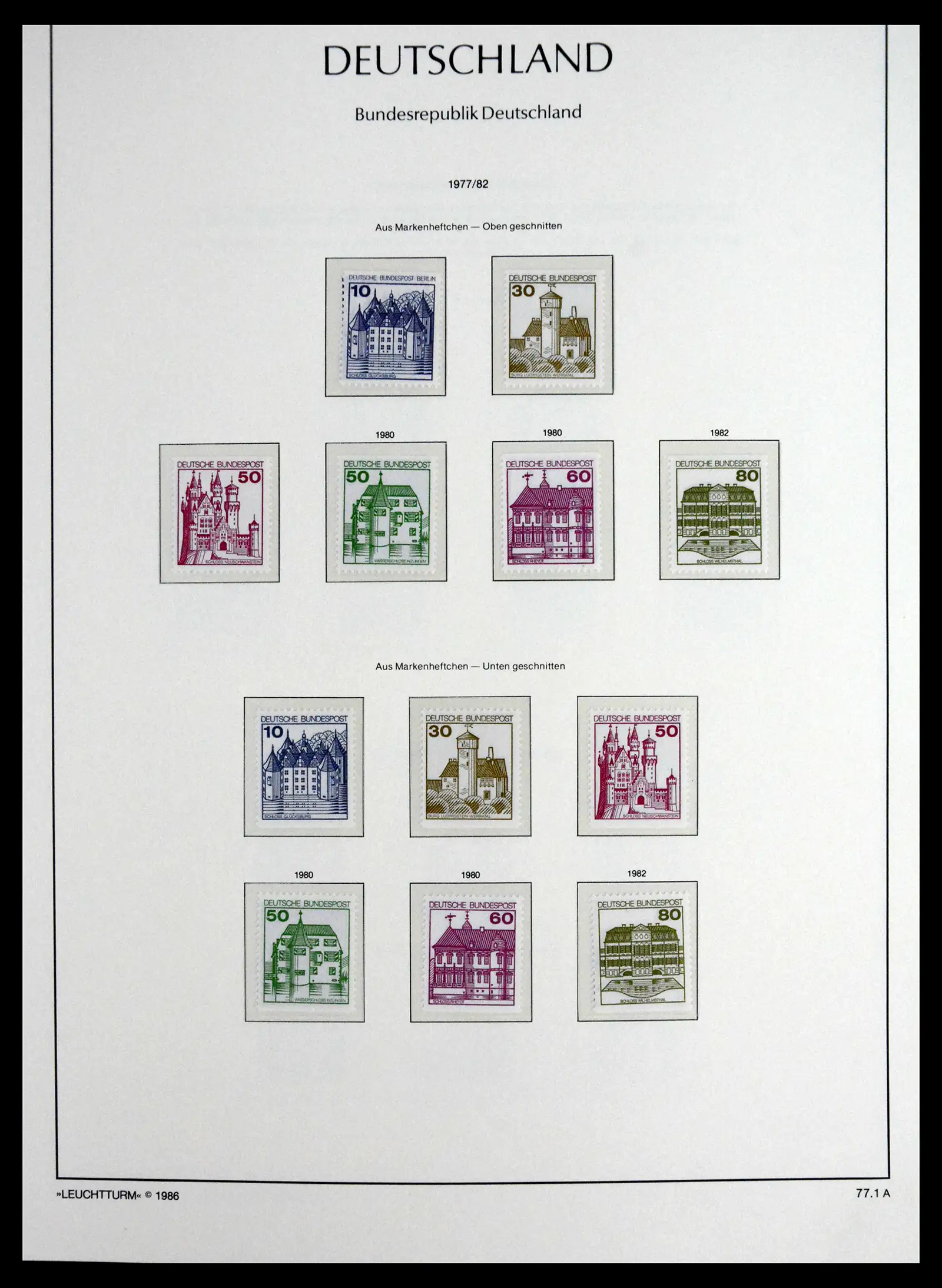 41698 0083 - Stamp collection 41698 Germany Bundespost complete 1949-1982.