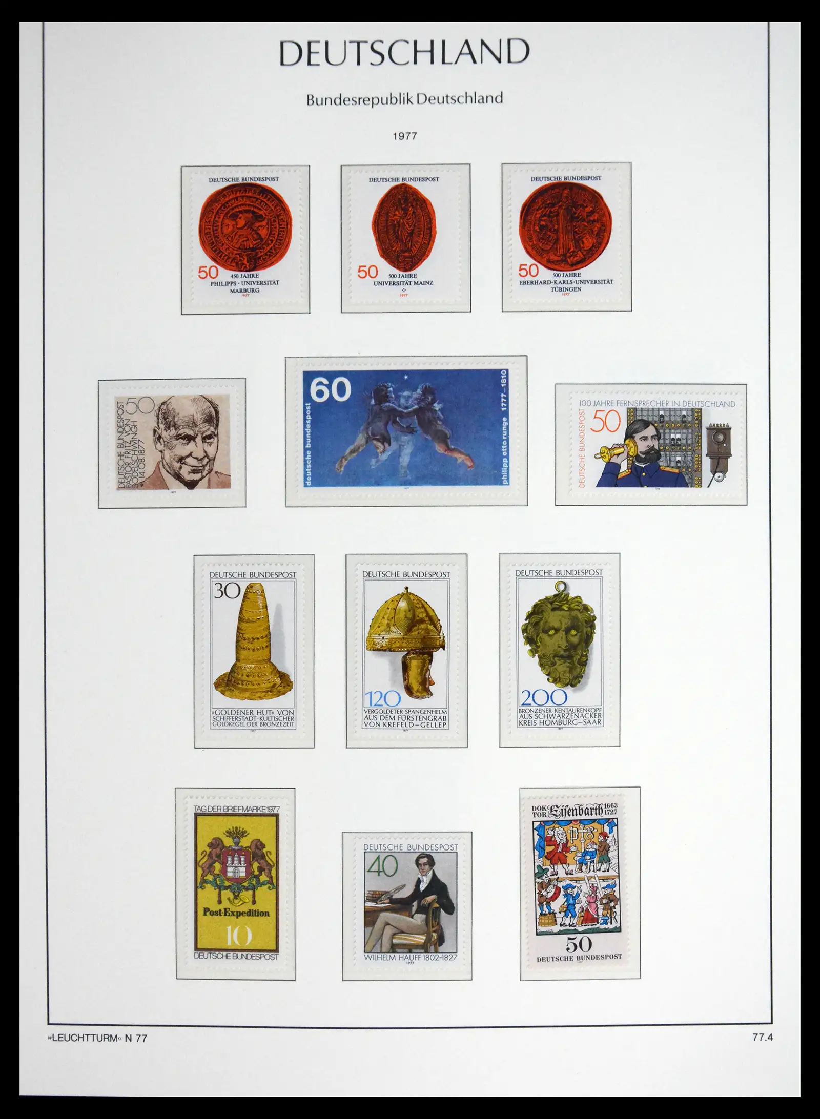 41698 0087 - Stamp collection 41698 Germany Bundespost complete 1949-1982.