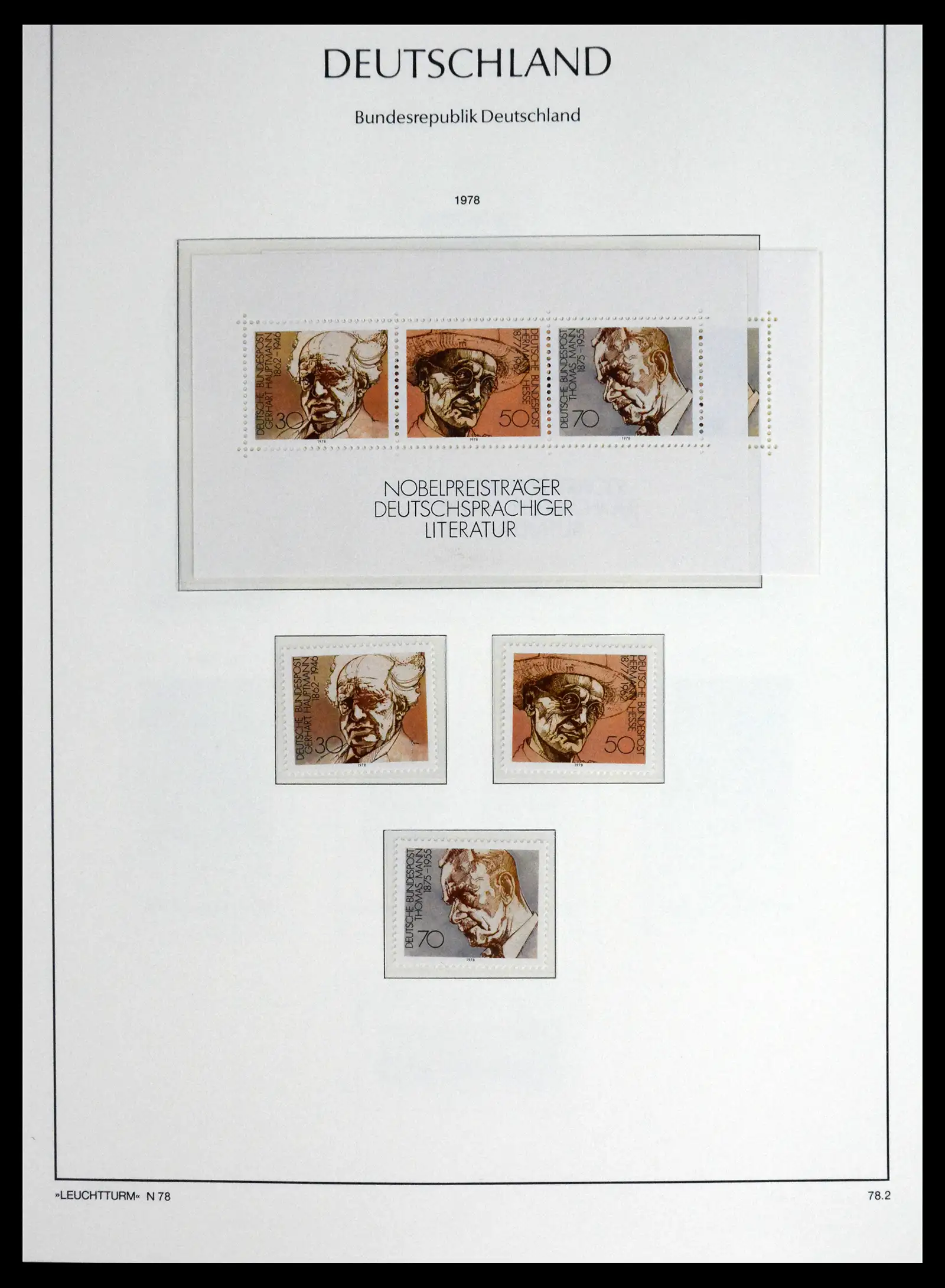 41698 0091 - Stamp collection 41698 Germany Bundespost complete 1949-1982.