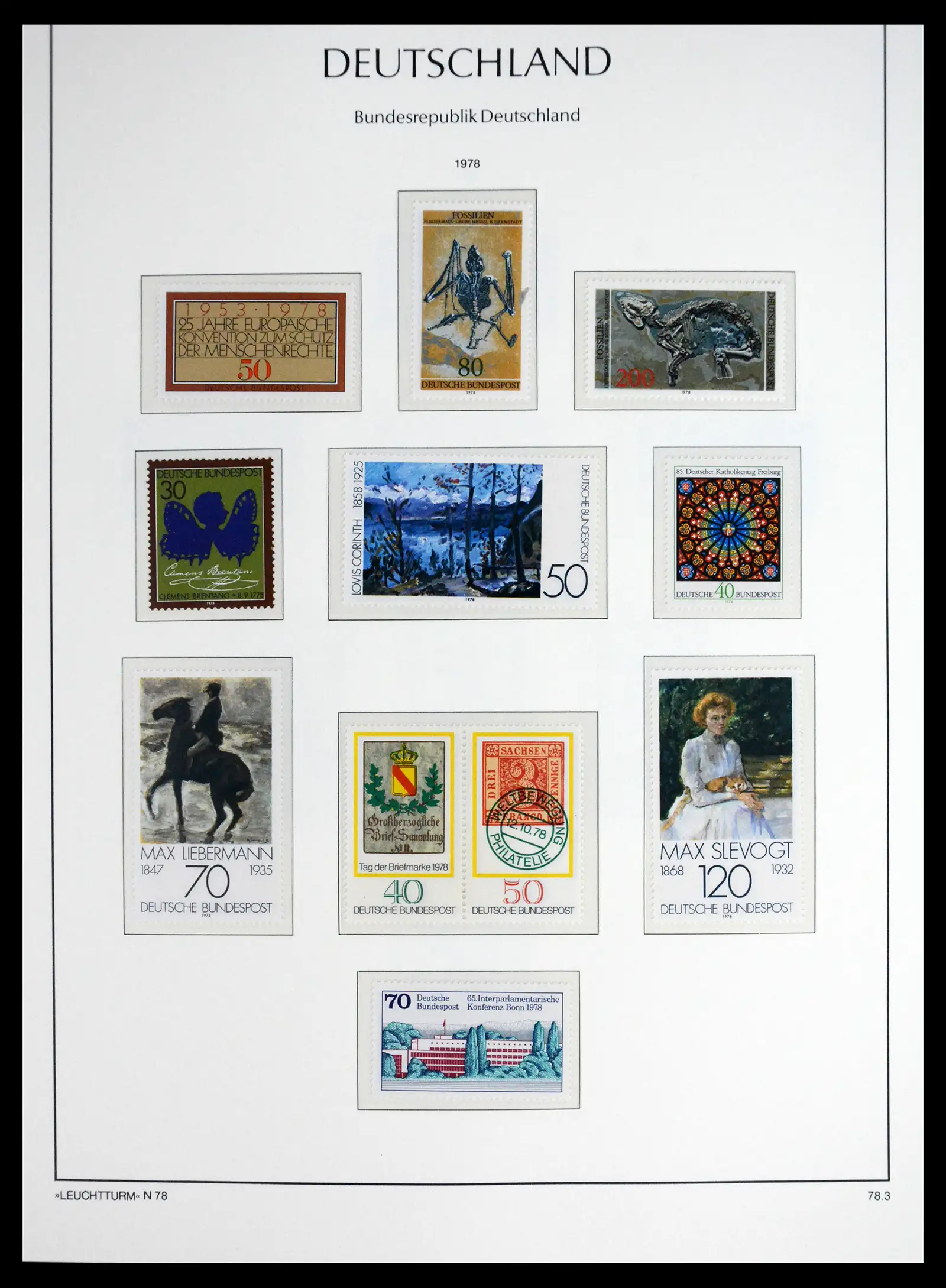 41698 0092 - Stamp collection 41698 Germany Bundespost complete 1949-1982.