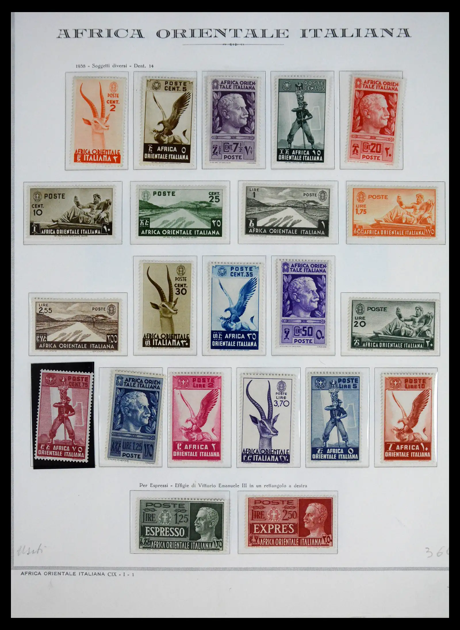 41699 0001 - Stamp collection 41699 Italian Colonies 1912-1943.