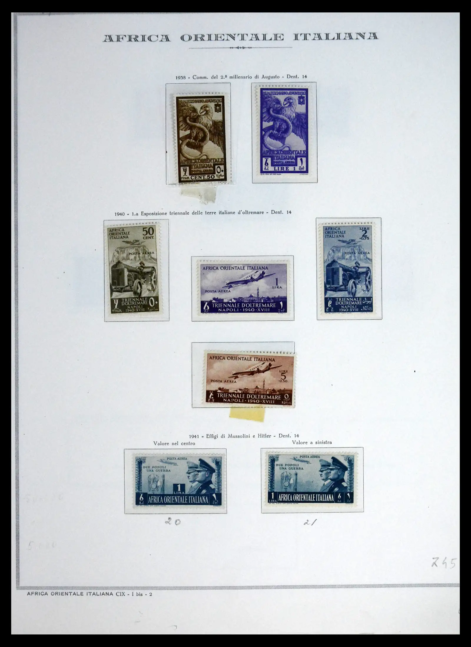 41699 0003 - Stamp collection 41699 Italian Colonies 1912-1943.