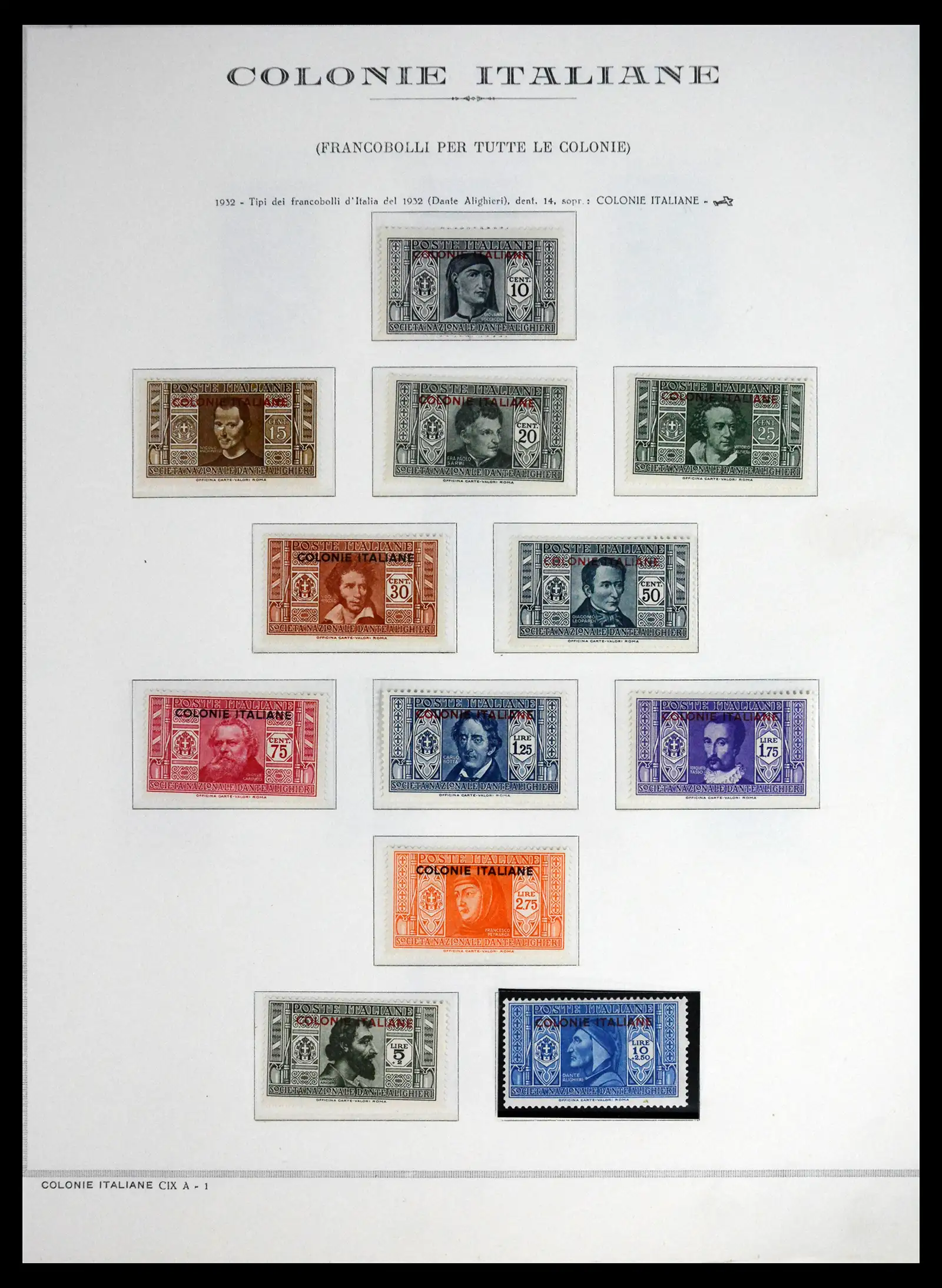 41699 0006 - Stamp collection 41699 Italian Colonies 1912-1943.