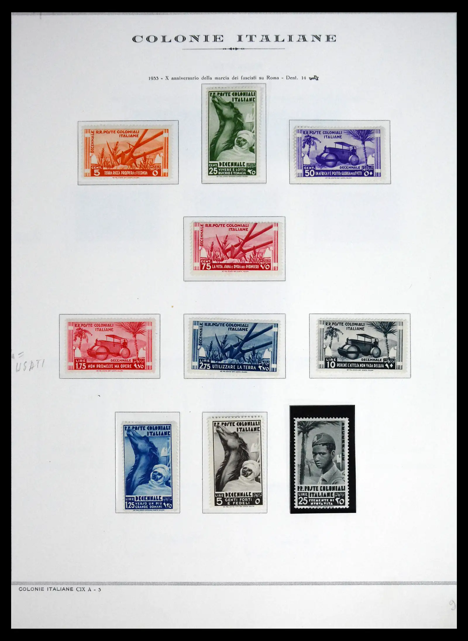 41699 0008 - Stamp collection 41699 Italian Colonies 1912-1943.