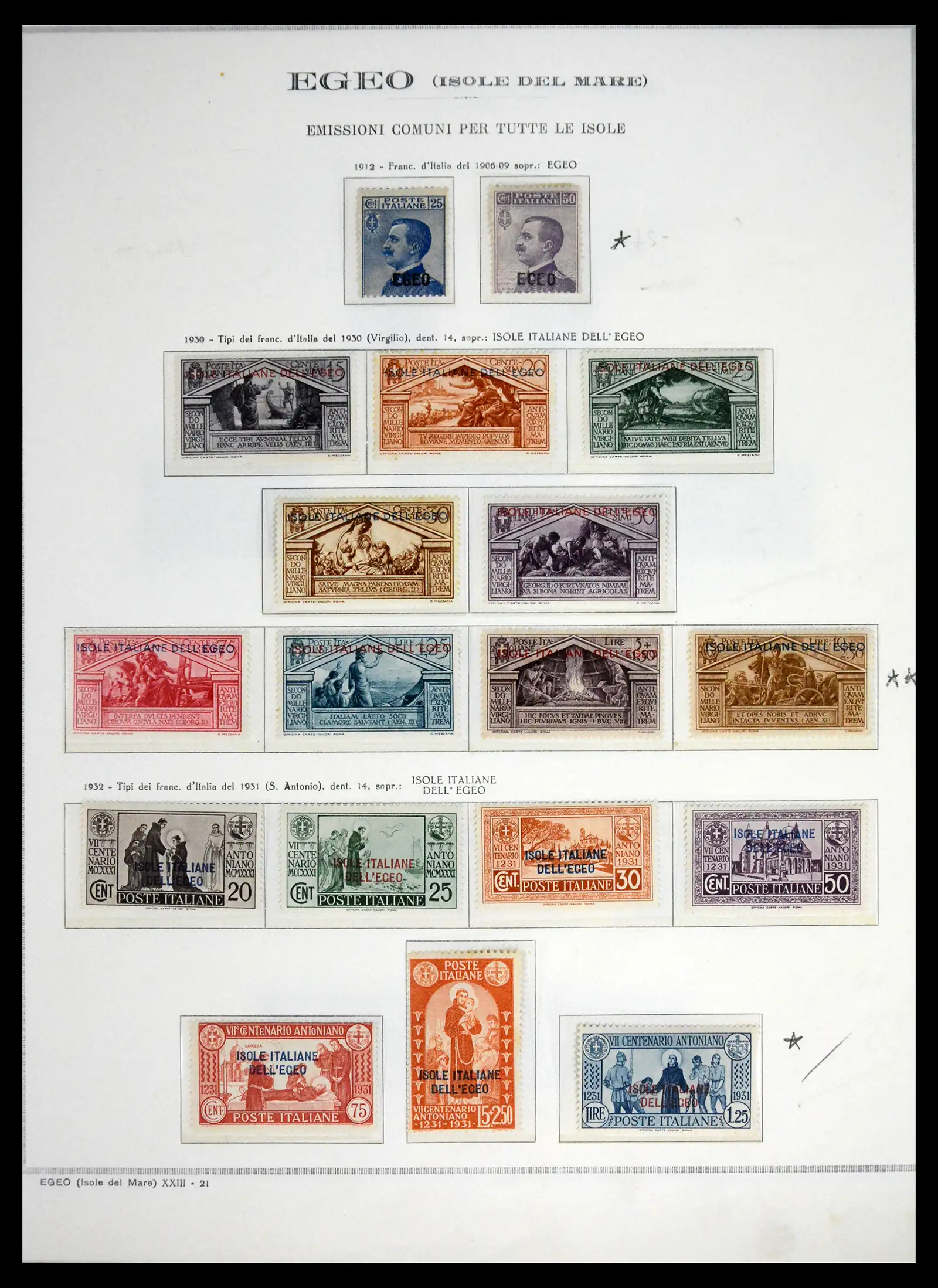 41699 0010 - Stamp collection 41699 Italian Colonies 1912-1943.