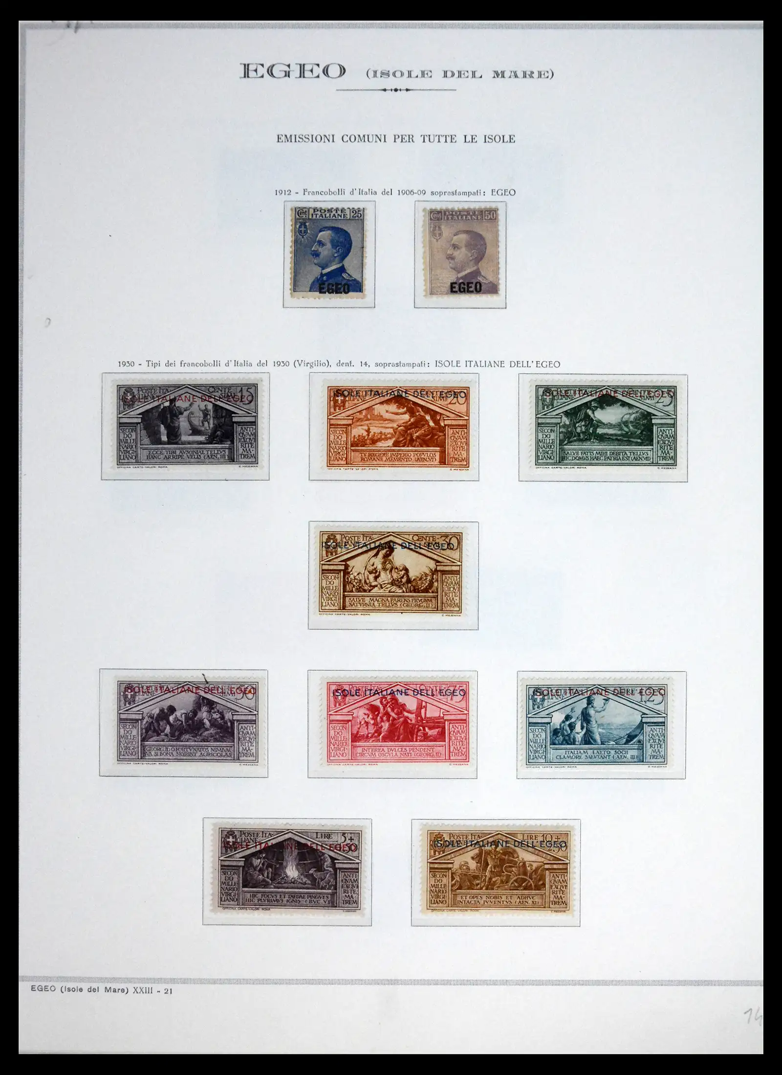 41699 0011 - Stamp collection 41699 Italian Colonies 1912-1943.