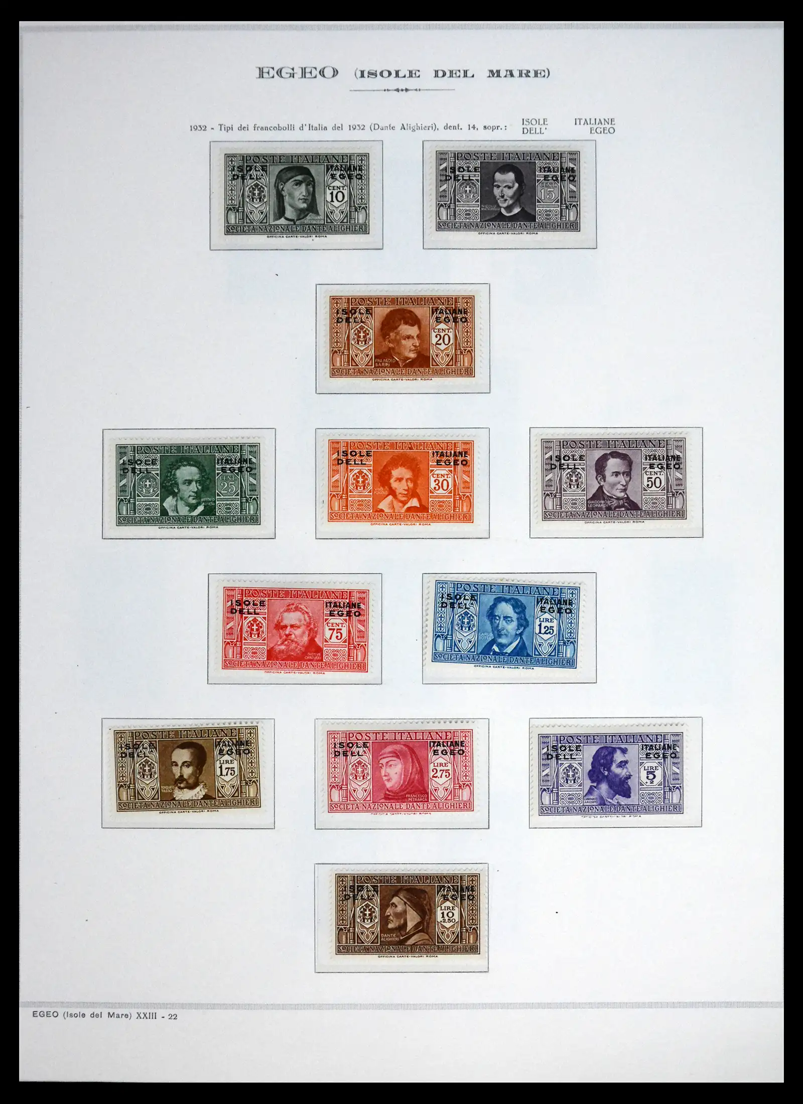 41699 0012 - Stamp collection 41699 Italian Colonies 1912-1943.