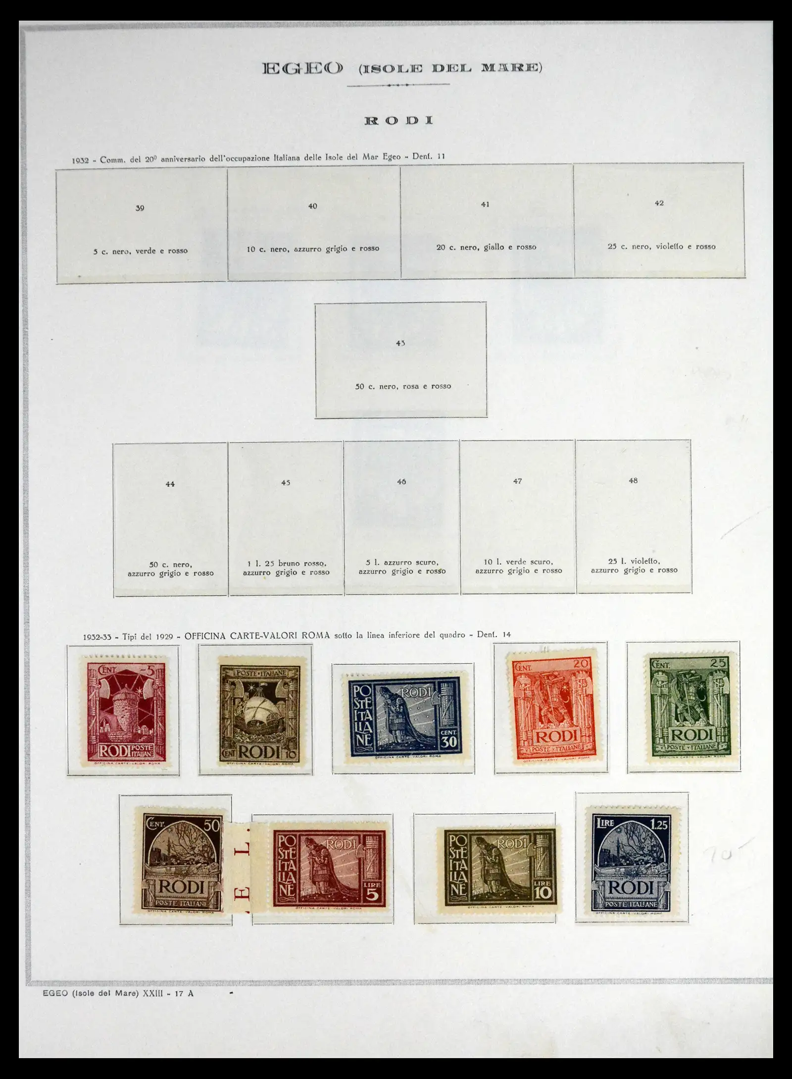 41699 0020 - Stamp collection 41699 Italian Colonies 1912-1943.